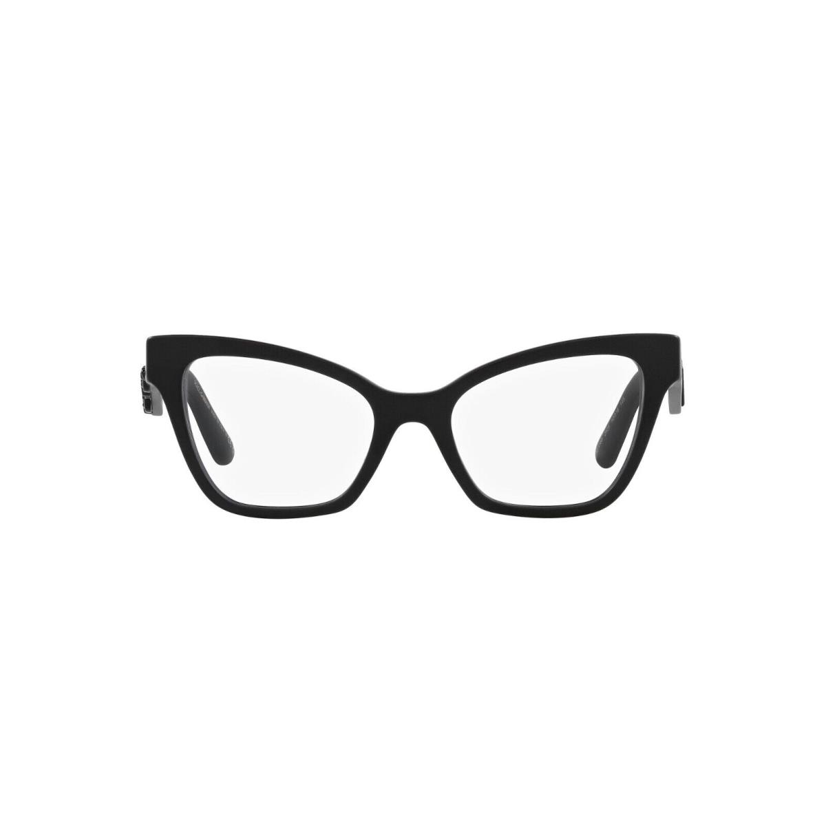 Dolce Gabbana DG 3369 Matte Black 2525 Eyeglasses