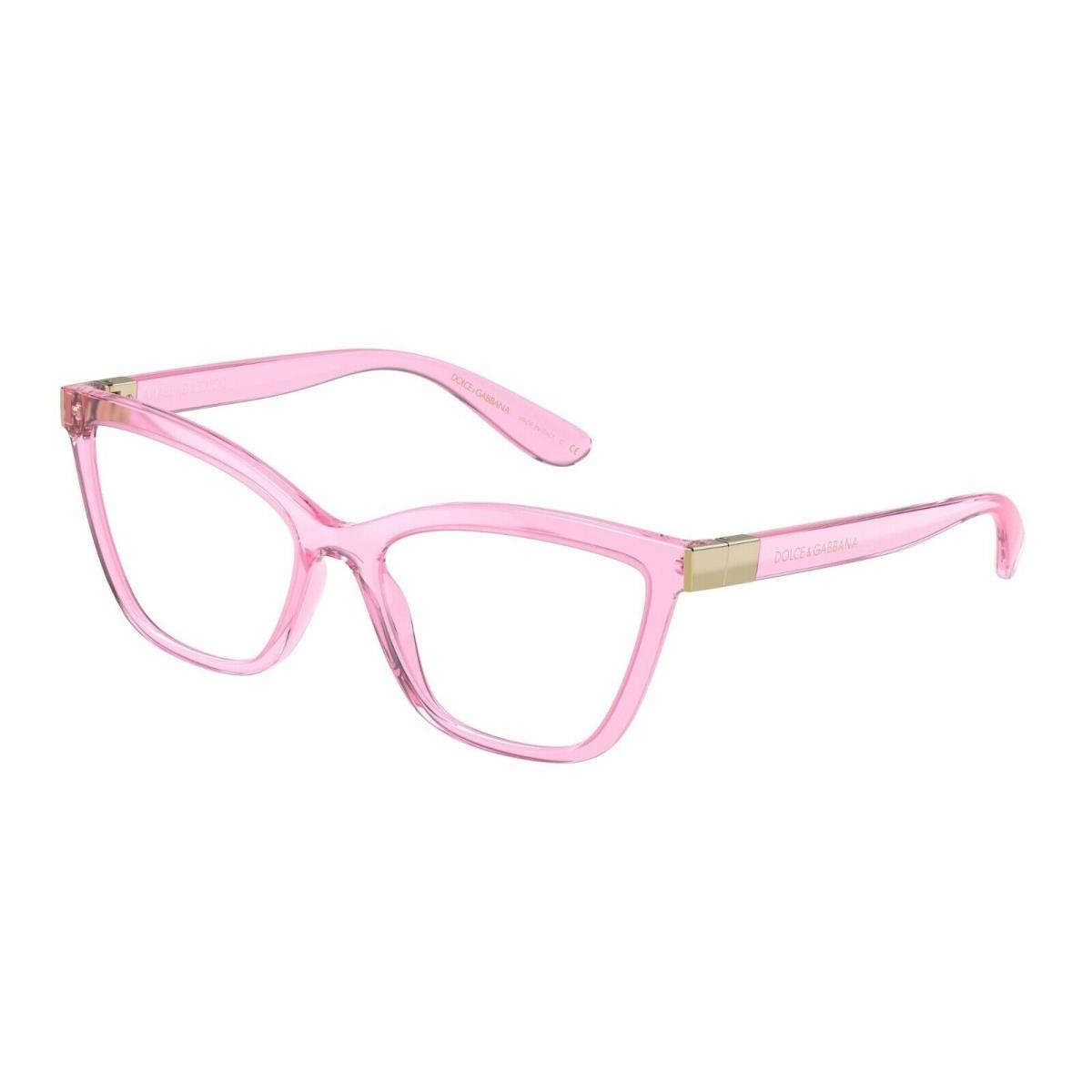 Dolce Gabbana DG 5076 Transparent Pink 3097 Eyeglasses