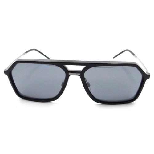 Dolce Gabbana Sunglasses DG 6196 501/6G 59-16-145 Black / Lt Grey Mirror Black