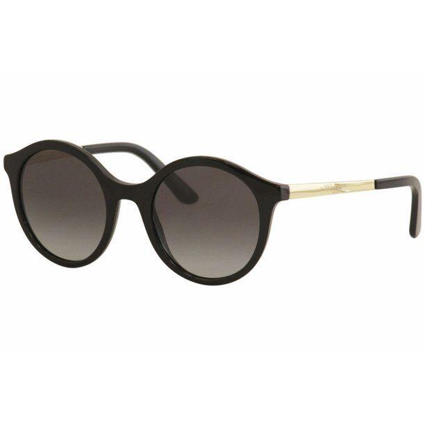 Dolce Dolce & Gabbana DG 4358 Gabbana DG 4358 Women`s Round Black Gradient Sunglasses - in Case