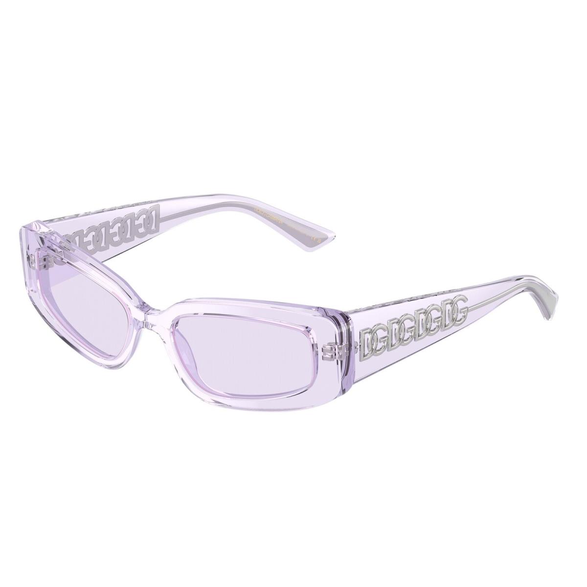 Dolce Gabbana DG4445 33821A Lillac Transparent Violet 54 mm Women`s Sunglasses