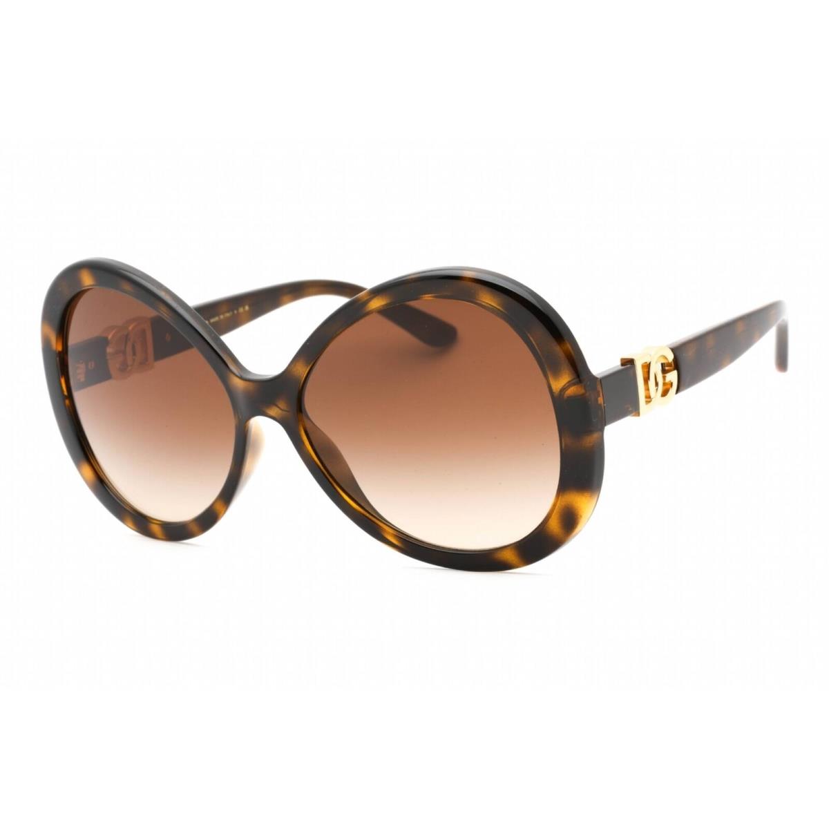 Dolce Gabbana Women`s Sunglasses Havana Butterfly Plastic 0DG6194U 502/13