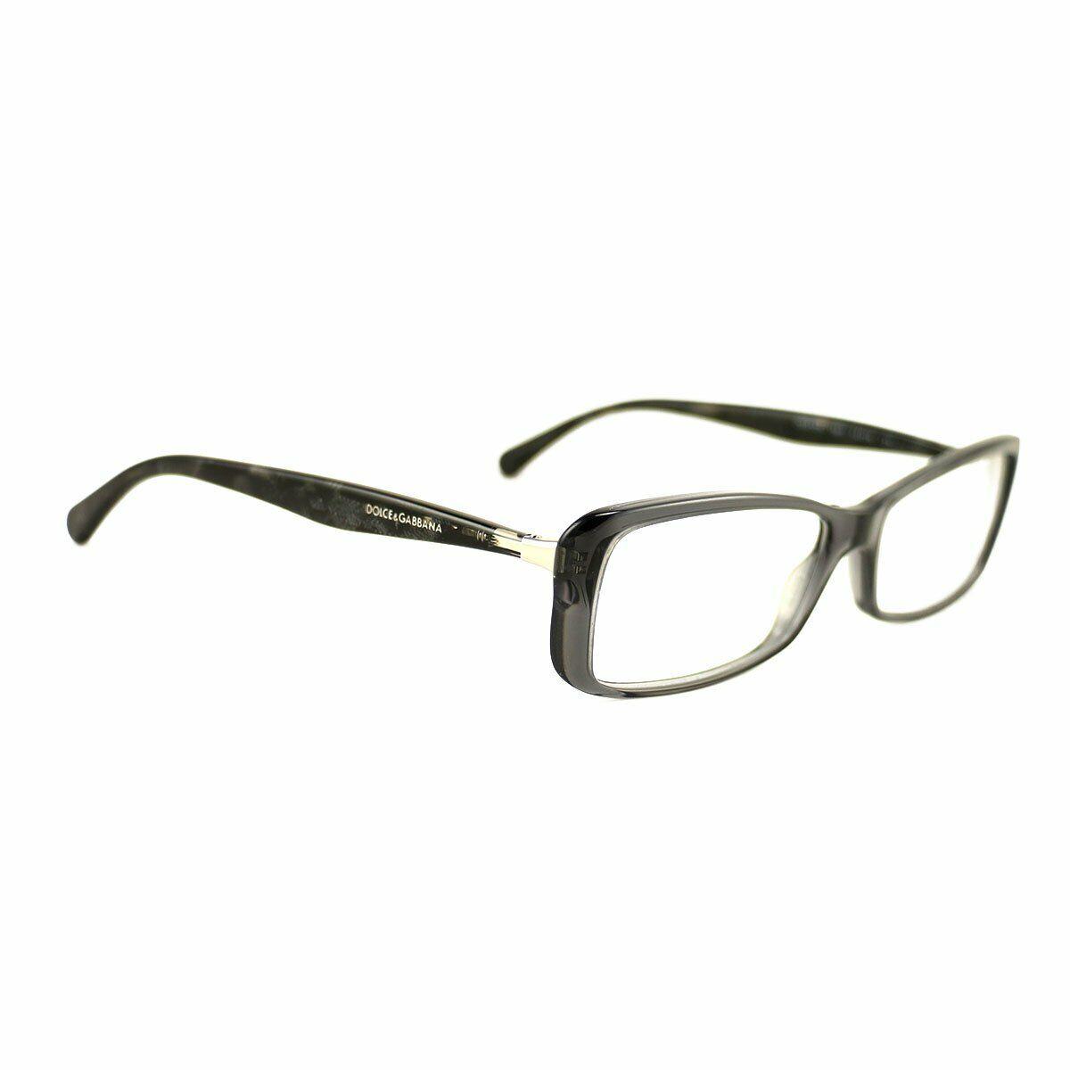 Dolce Gabbana DG 3139 1861 Grey Smoke Plastic Eyeglasses Frame 52-16-135