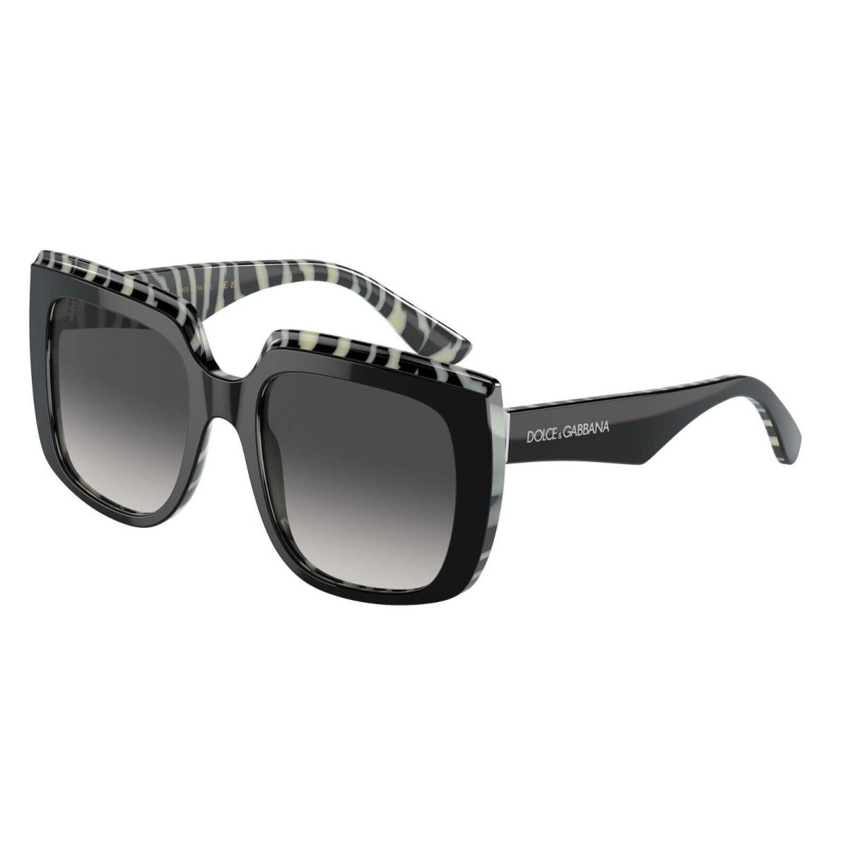 Dolce Gabbana DG 4414 Black Zebra/grey Shaded 3372/8G Sunglasses