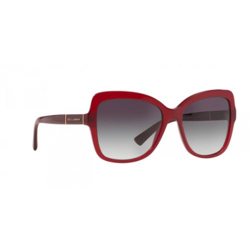 Dolce Gabbana Sunglasses DG 4244 2681/8G Opal Red / Gradient Gray 57 mm 26818G