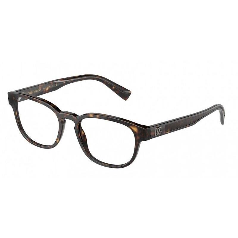 Dolce Gabbana Eyeglasses Optical Frame DG3340 502 51 Havana Man