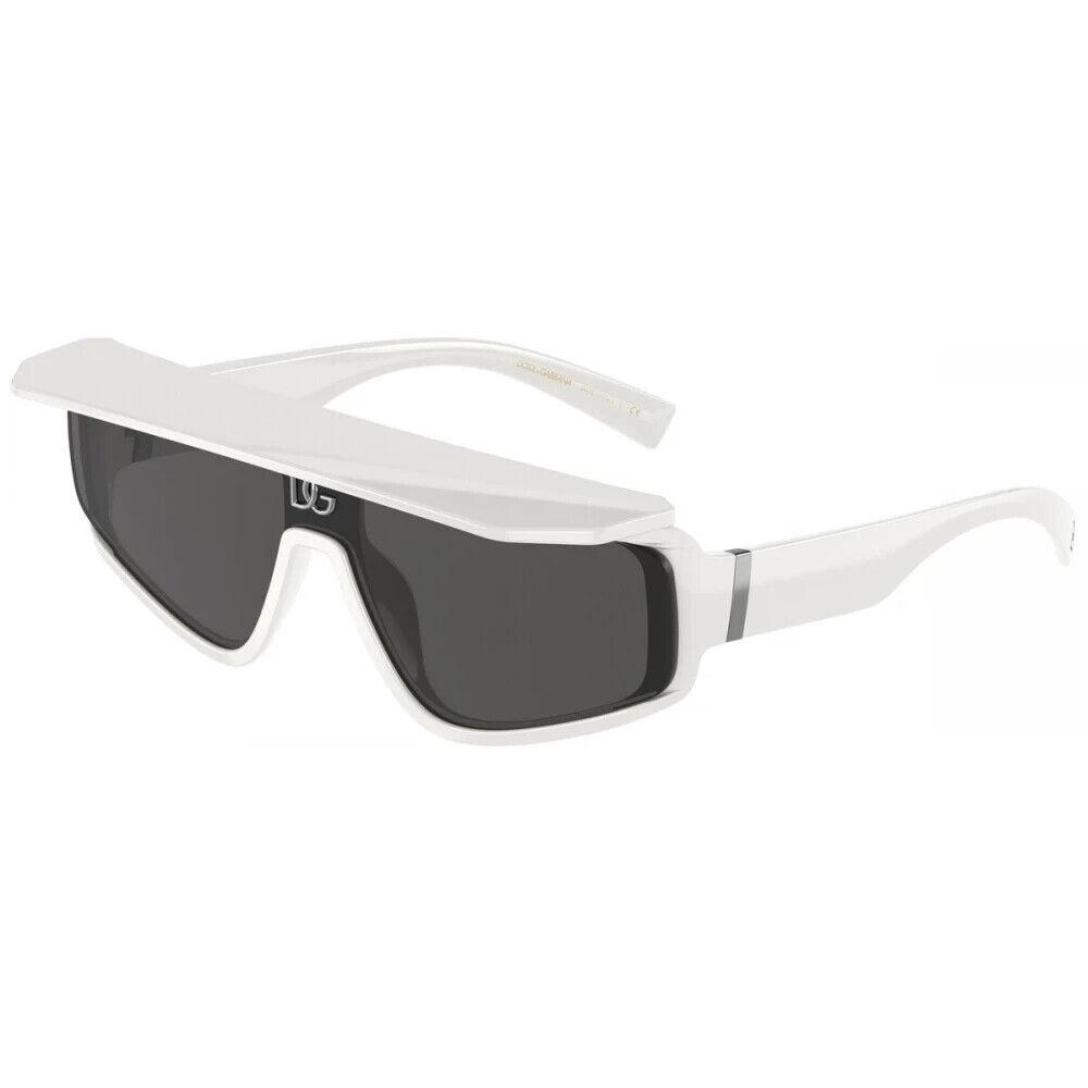 Dolce Dolce & Gabbana DG6177 Gabbana DG6177 - 331287 White- Dark Grey Lens Sunglasses