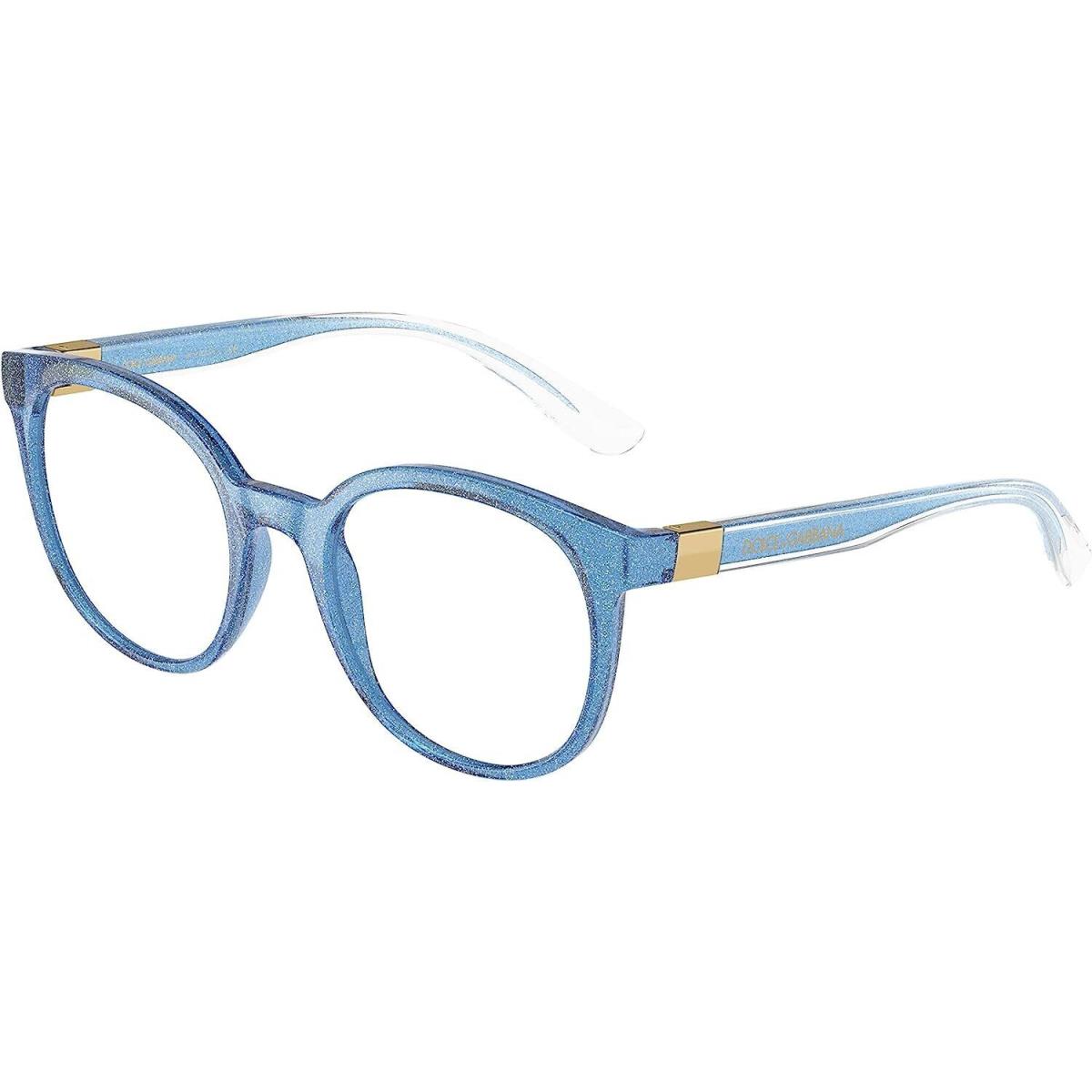 Eyeglasses Dolce Gabbana DG 5083 3350 Blue Glitter 51x20x145mm