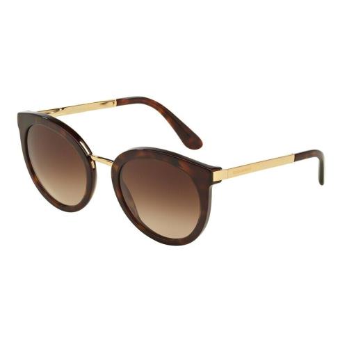 Dolce Gabbana DG 4268 Dark Havana/brown Shaded 502/13 B Sunglasses