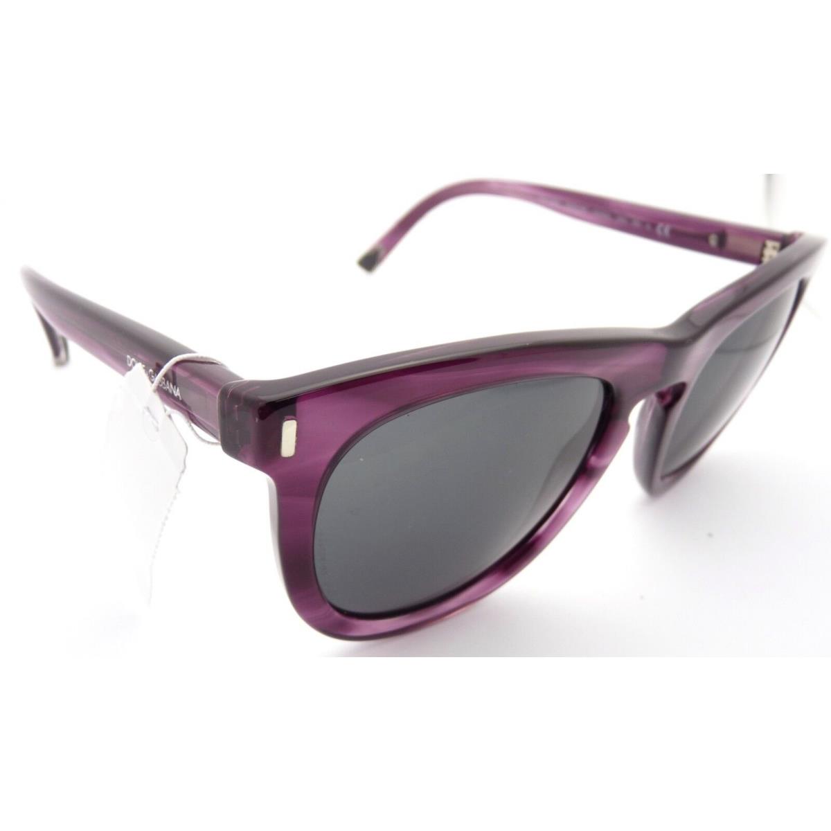 Dolce Gabbana DG4281 3030/87 Women`s Sunglasses Striped Violet-grey 52-22-140