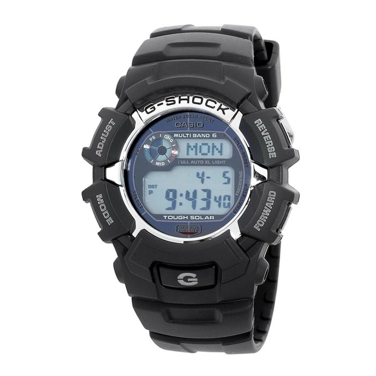 Casio G-shock Men`s Tough Solar Atomic Digital Resin Sport 46mm Watch GW2310-1 - Black, Dial: Black, Band: Black