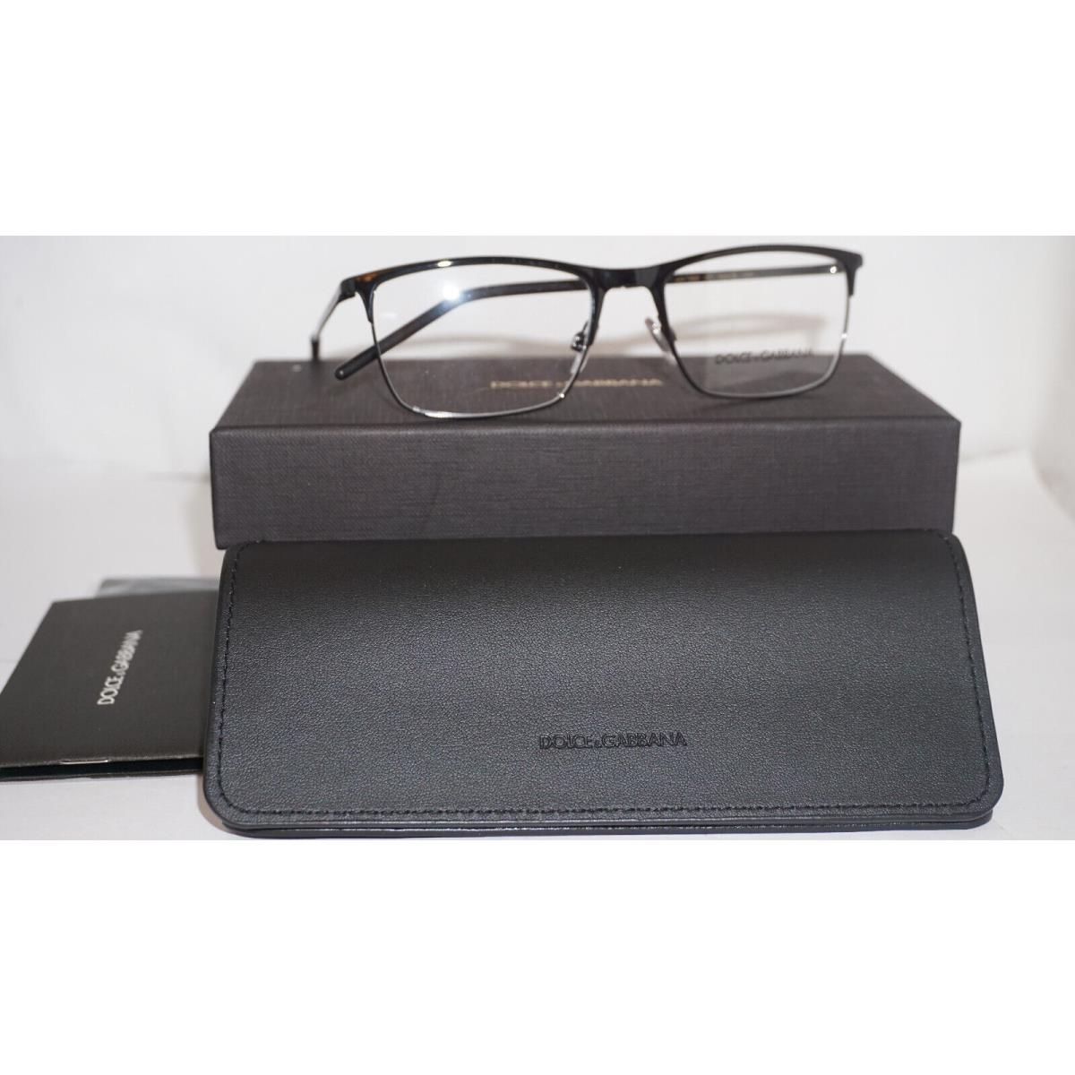 Dolce Gabbana Eyeglasses Shiny Black Metal DG1309 01 53 18 140