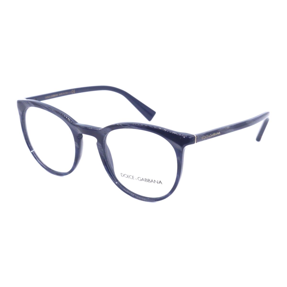 Dolce Gabbana DG 3269 3092 Polished Blue Horn Eyeglasses 51-21