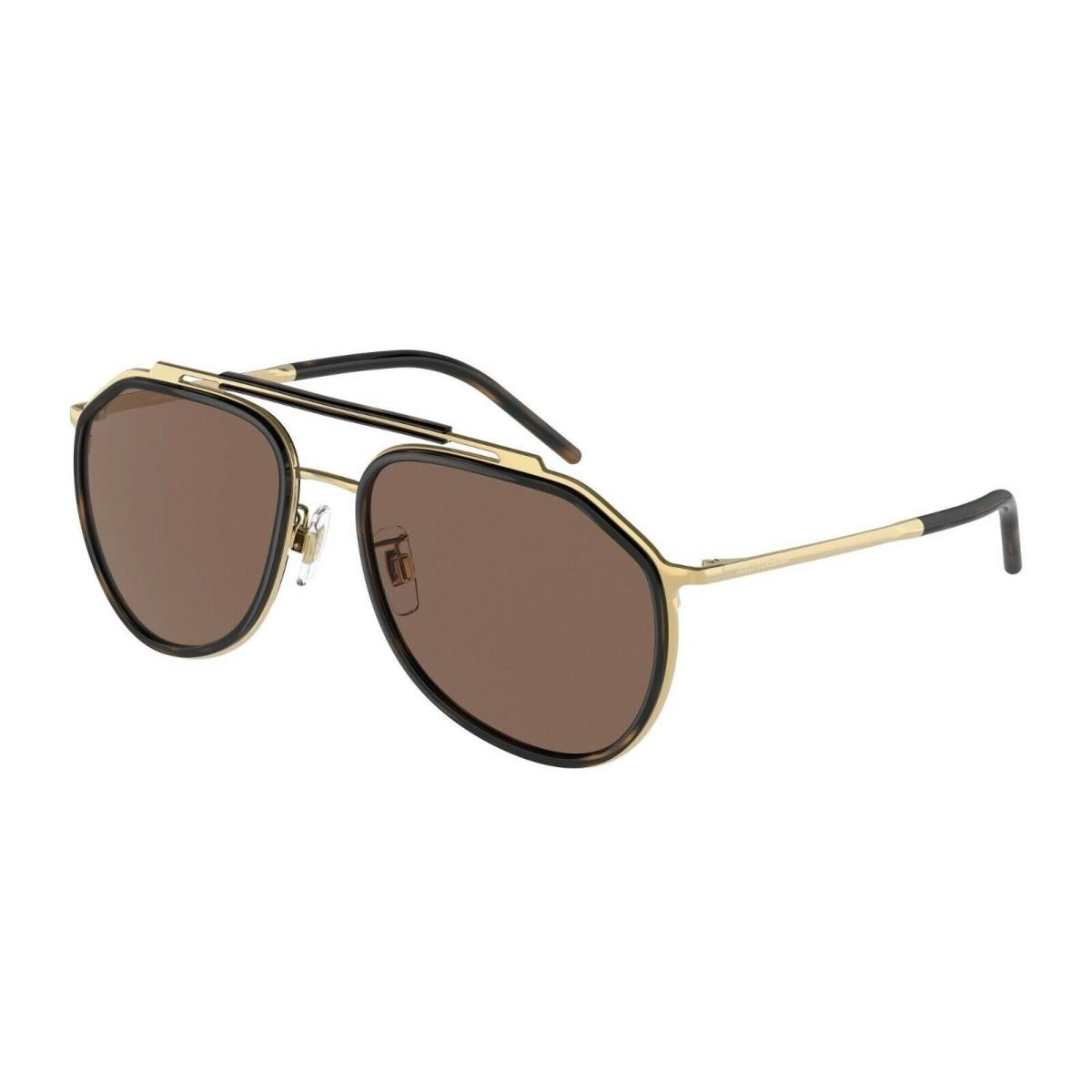 Dolce Gabbana DG 2277 Gold/brown 02/73 Sunglasses