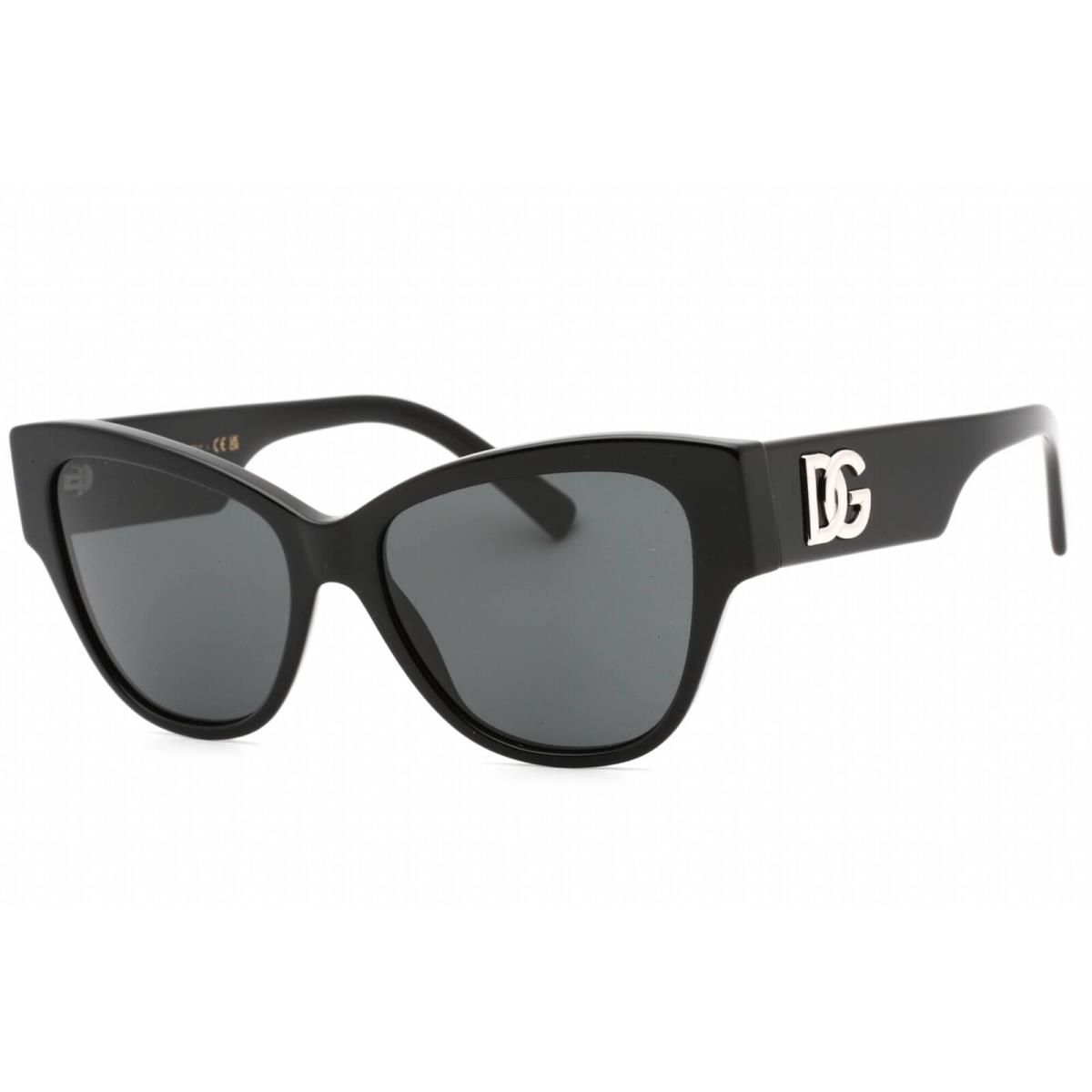 Dolce Gabbana Women`s Sunglasses Black Rectangular Frame 0DG4449 501/87