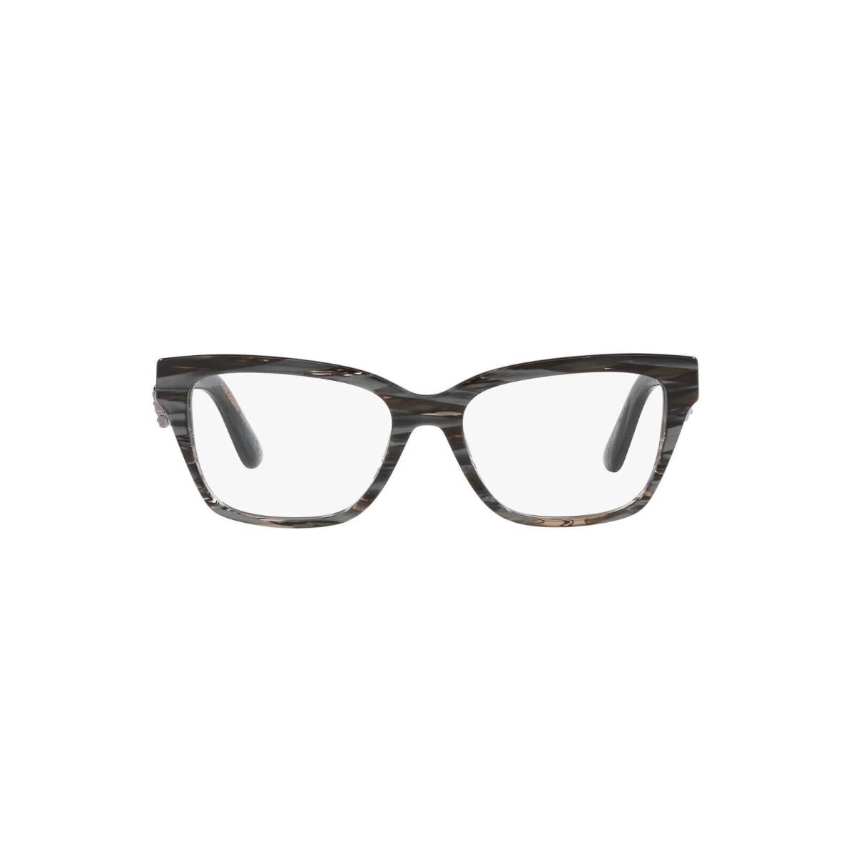 Dolce Gabbana DG 3370 Striped Black 3187 Eyeglasses