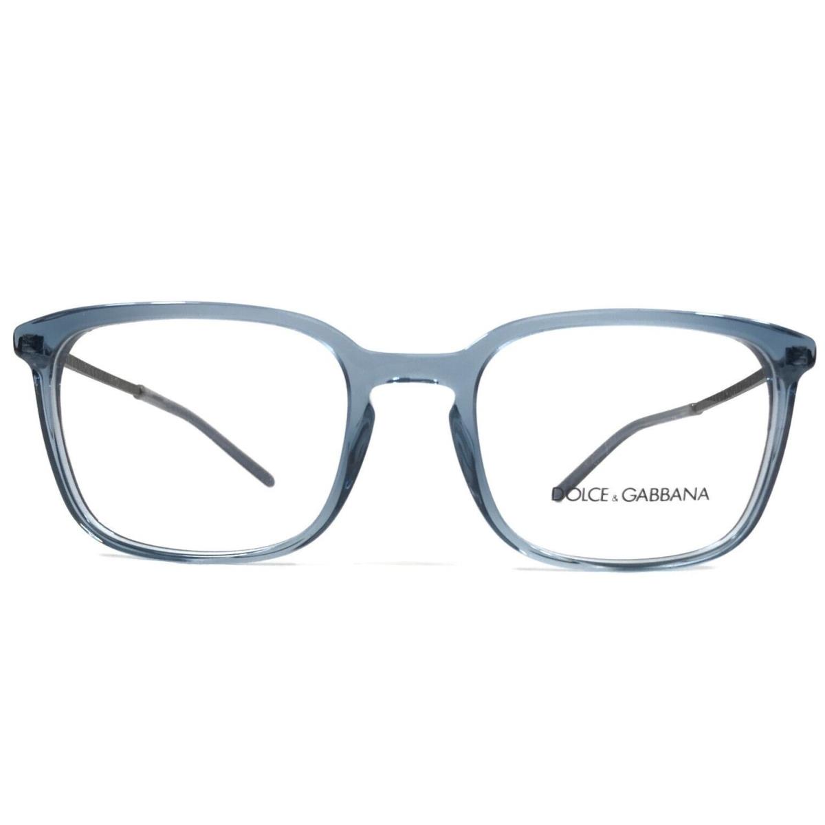 Dolce Gabbana Eyeglasses Frames DG3349 3040 Clear Blue Silver 54-21-145