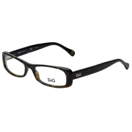 Dolce Gabbana Eyeglasses DG1199 502 Dark Havana 50mm Rx-able Full Set ST