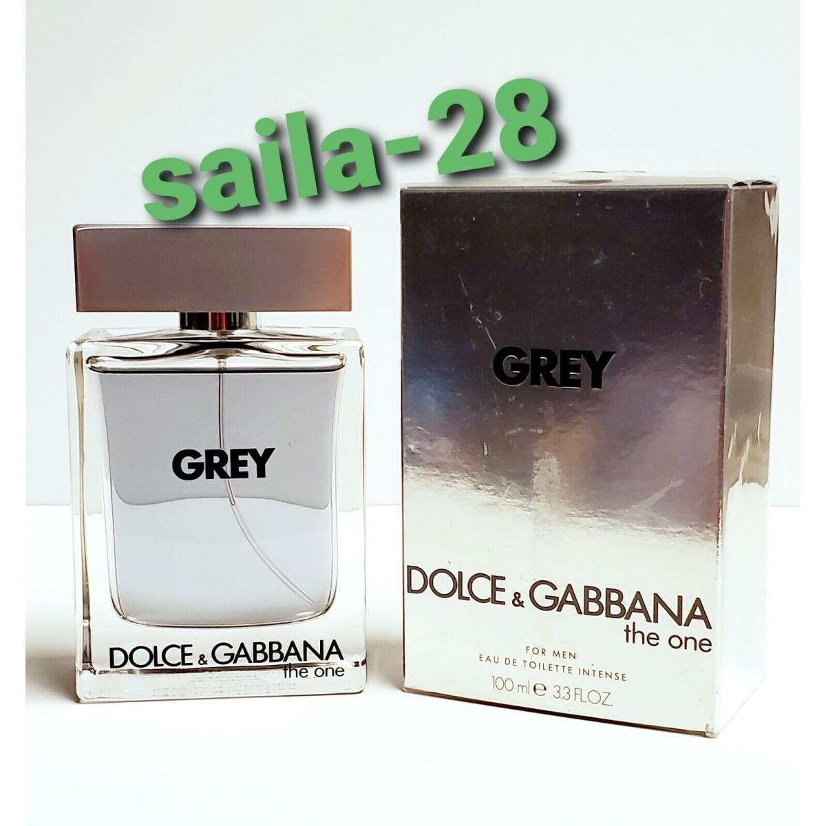 Dolce Gabbana Grey The One For Men 3.3 oz Eau de Toilette Intense Spray