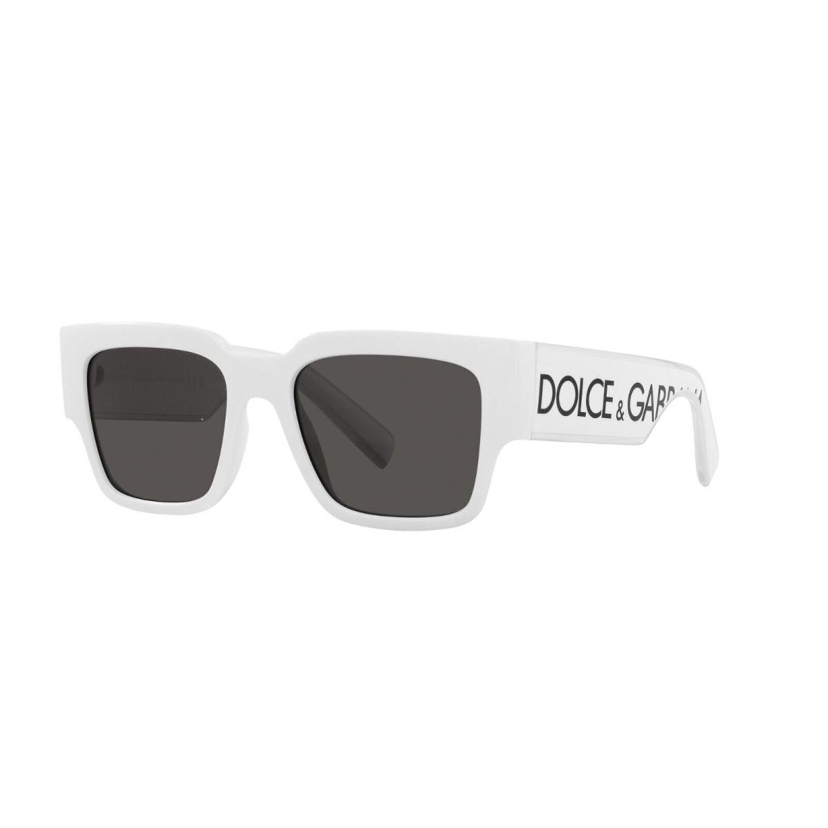 Dolce Gabbana DG 6184 White/dark Grey 3312/87 Sunglasses