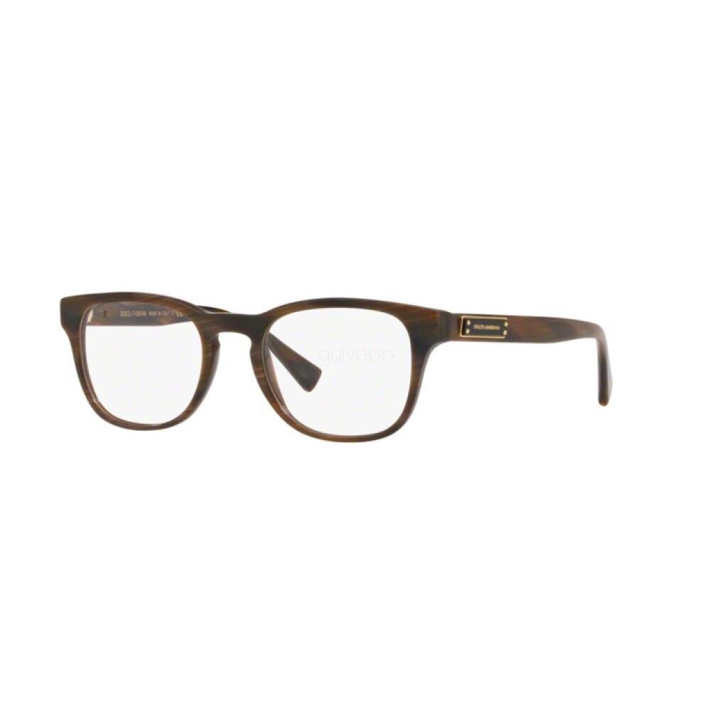 Dolce Gabbana Eyeglasses Optical Frame Brown Horn DG 3260 3118 52mm