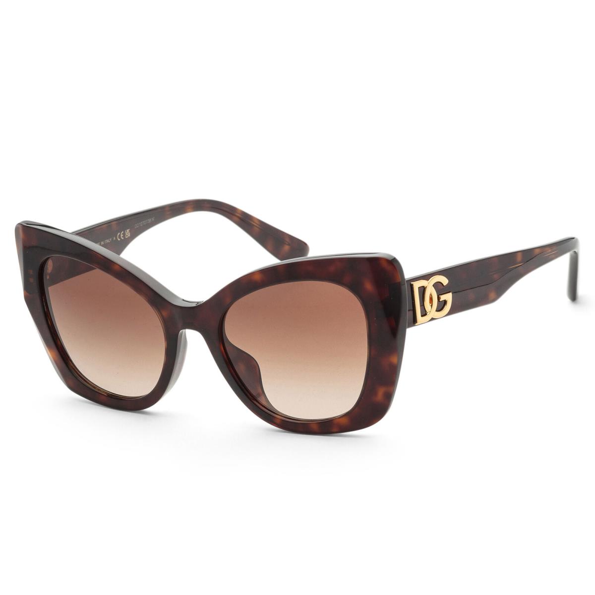 Dolce Gabbana Women`s 53mm Havana Sunglasses DG4405F-502-13