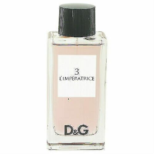 Dolce Gabbana L`imperatrice 3 3.3oz Women`s Eau de Toilette Last One