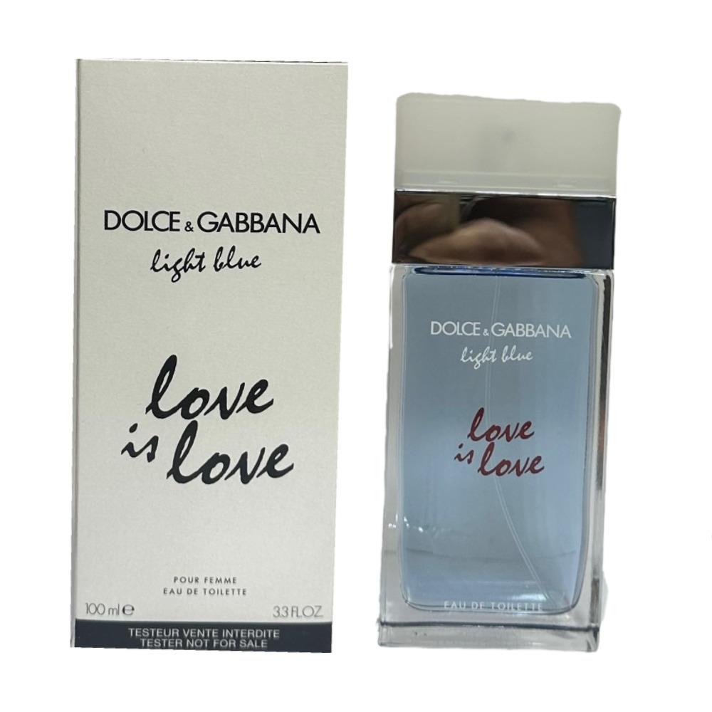 Dolce Gabbana Light Blue Love is Love 3.3 oz Edt Spray Womens Perfume 100