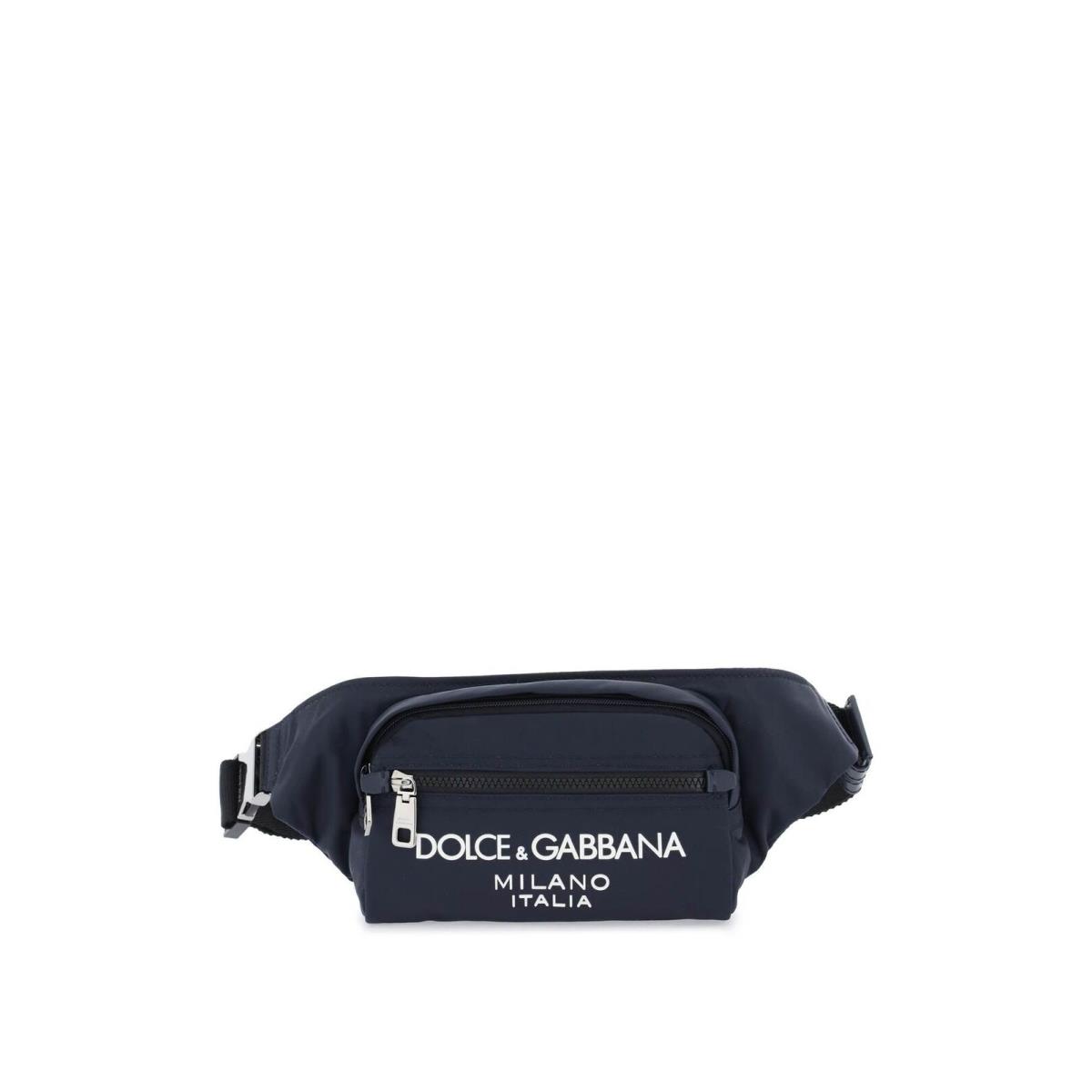 Dolce Gabbana Nylon Beltpack Bag with Logo