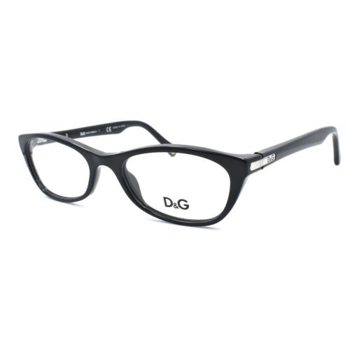 Dolce Gabbana Eyeglasses DG1245 501 Black Frames 51mm Rx-able Full Set ST