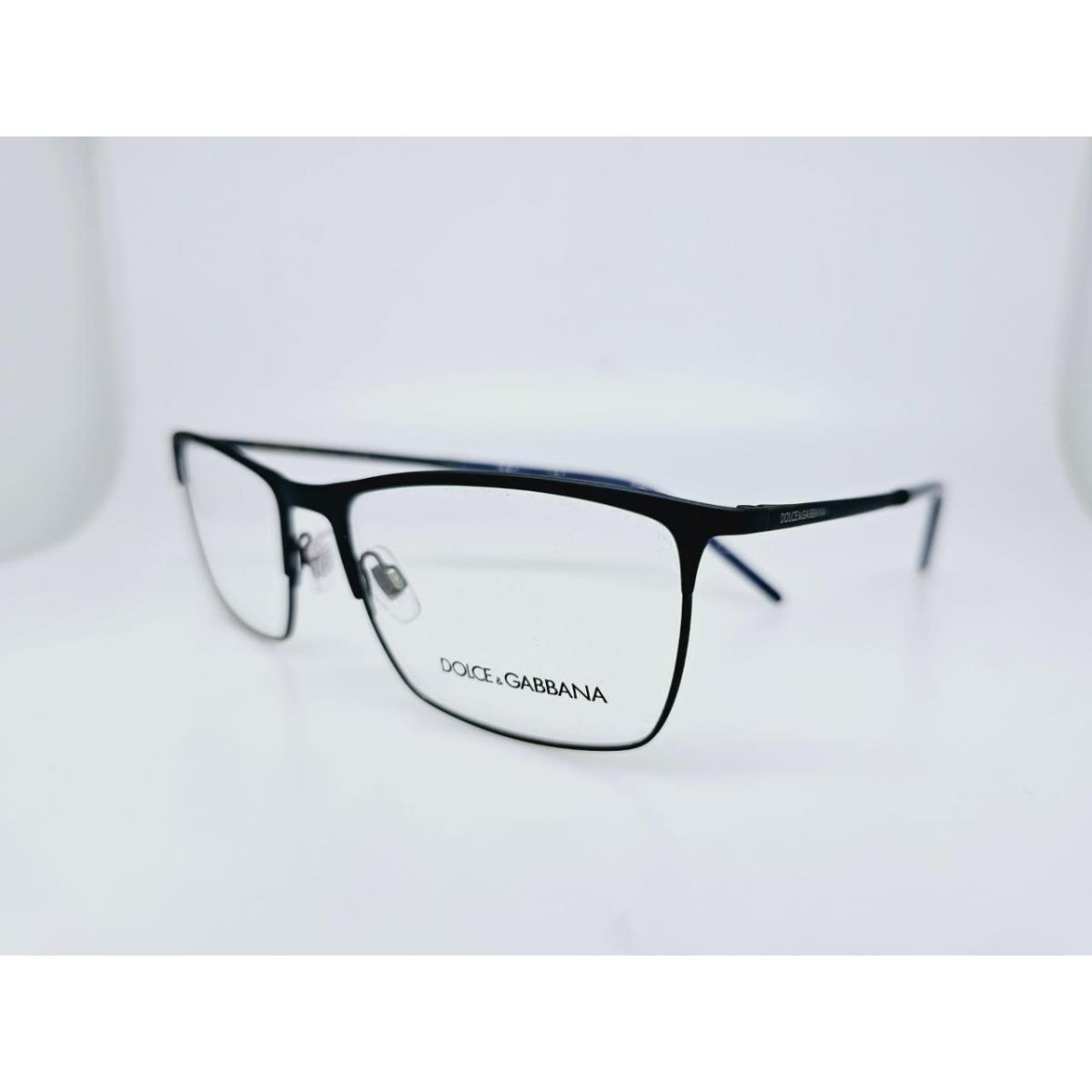 Dolce Gabbana Prescription DG1309 1358 57MM Matte Navy Blue Frame Clear Demo L