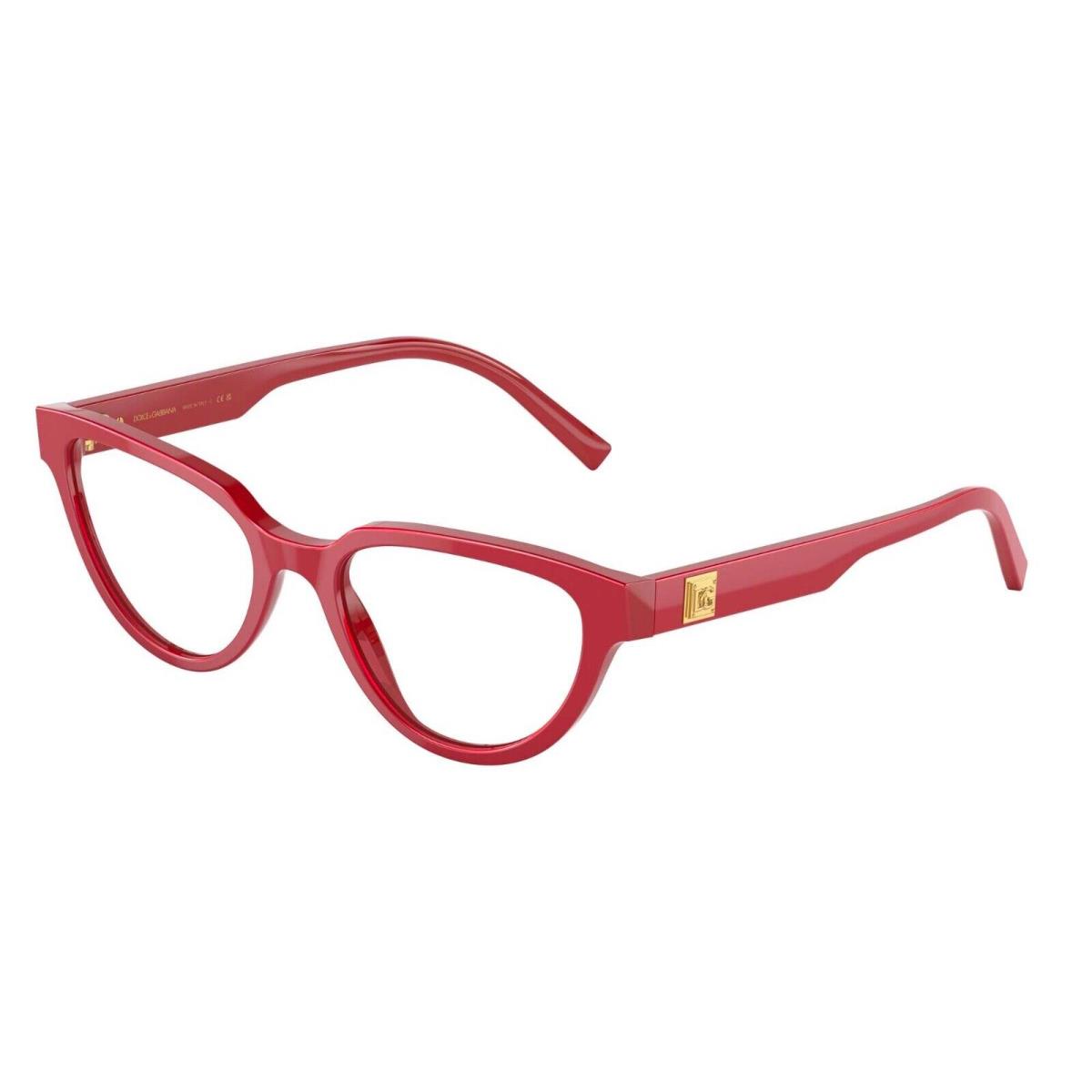 Dolce Gabbana DG 3358 Red 3377 Eyeglasses