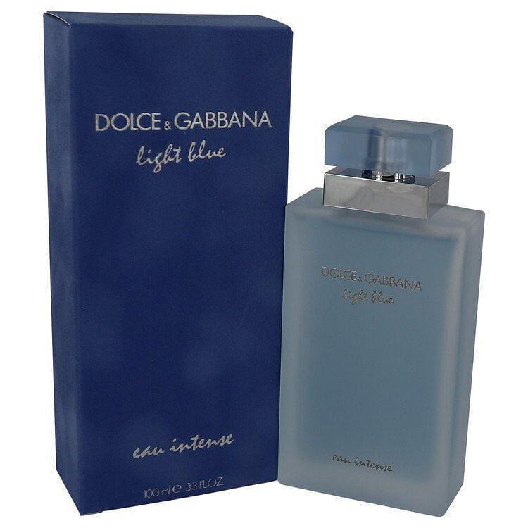 Light Blue Eau Intense Perfume By Dolce Gabbana Eau De Parfum Spray 3.3 Oz Ea