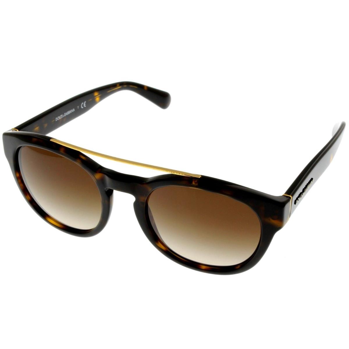 Dolce Gabbana Sunglasses Women Round Brown DG4274 502 13