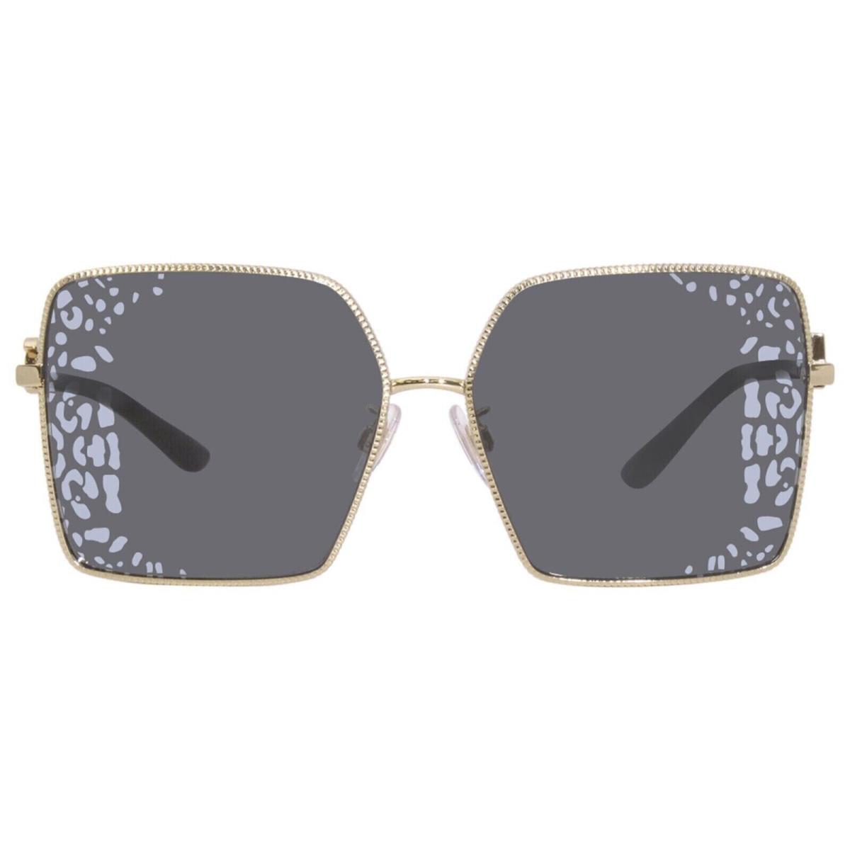 Dolce Gabbana DG2279 02/AL 60mm Gold Black Sunglasses Italy