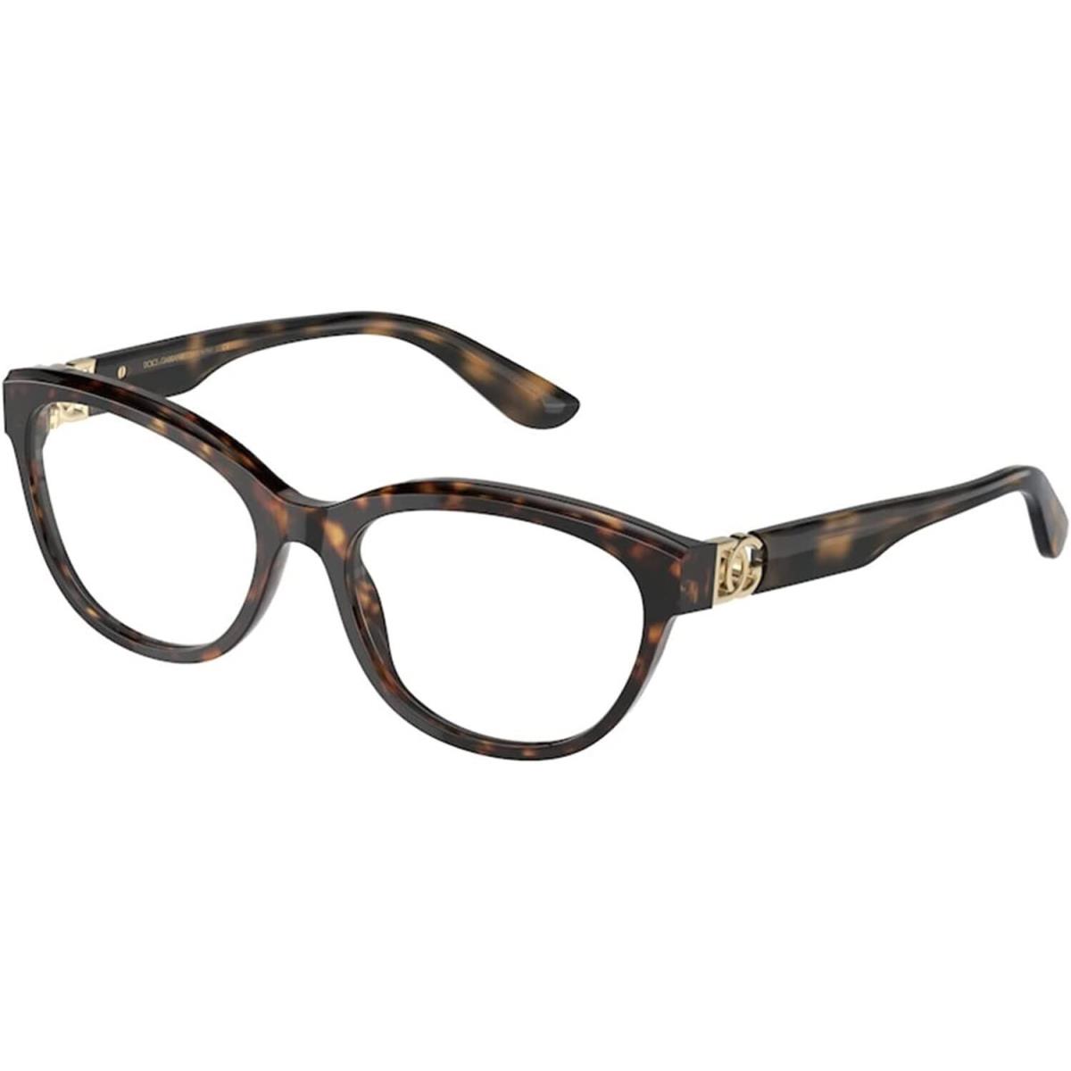 Eyeglasses Dolce Gabbana DG 3342 502 Havana 55mm