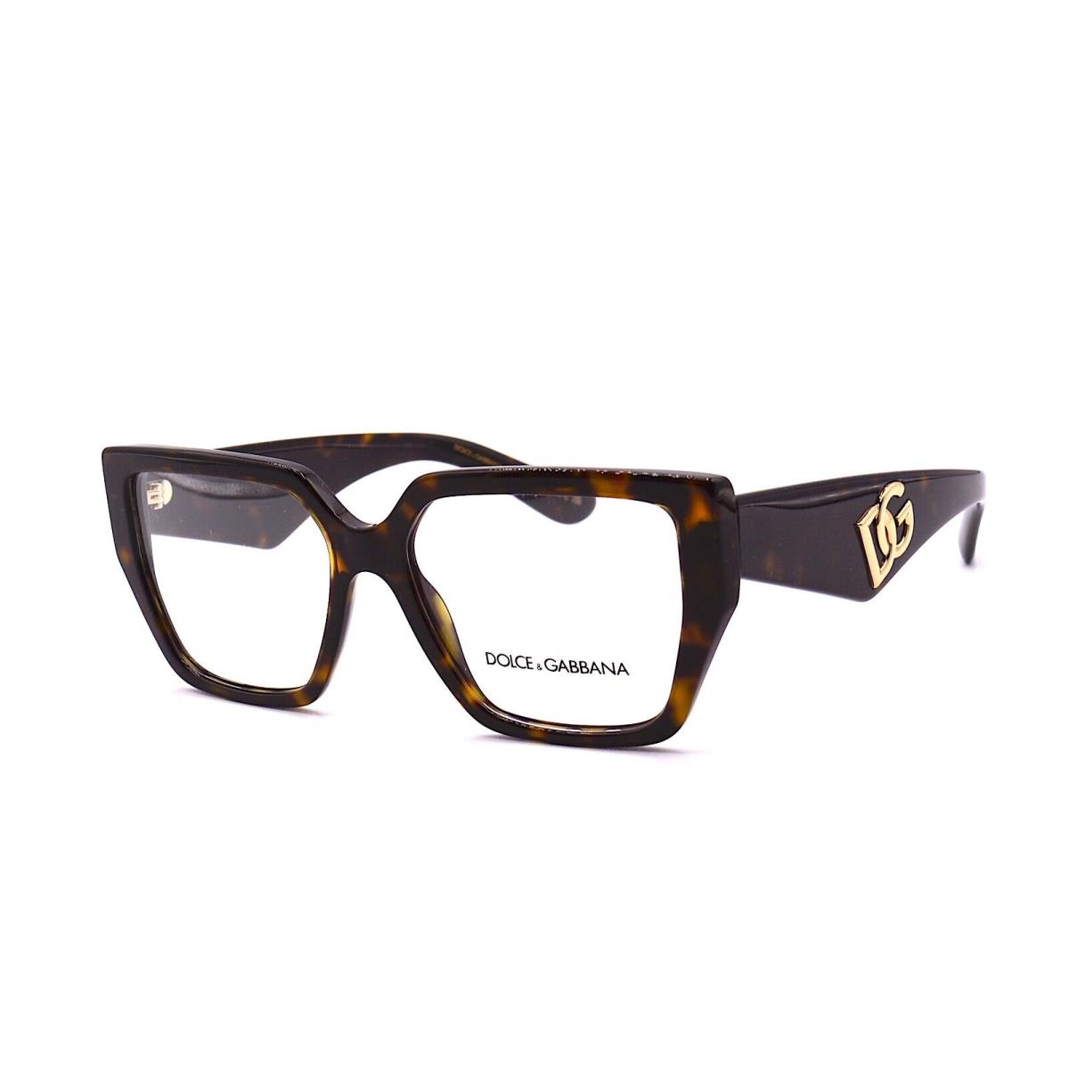 Dolce Gabbana DG3373 Havana Eyeglasses Frame