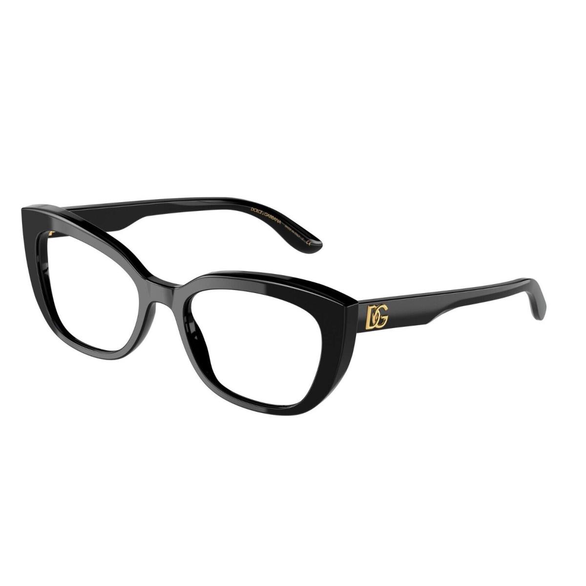 Dolce Gabbana DG 3355 Black 501 Eyeglasses