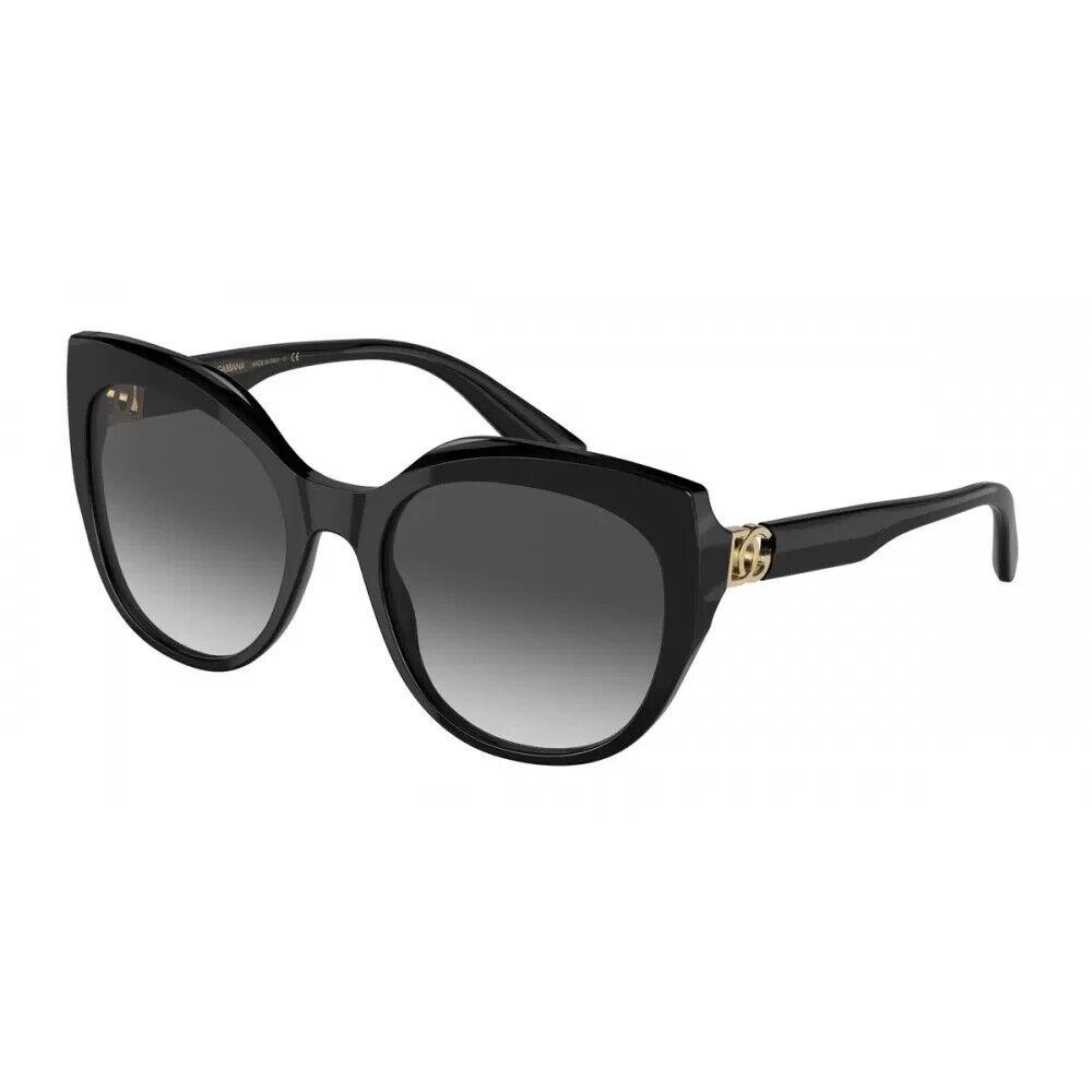 Dolce Gabbana DG4392 501/8G Black-light Grey Grad Black Sunglasses