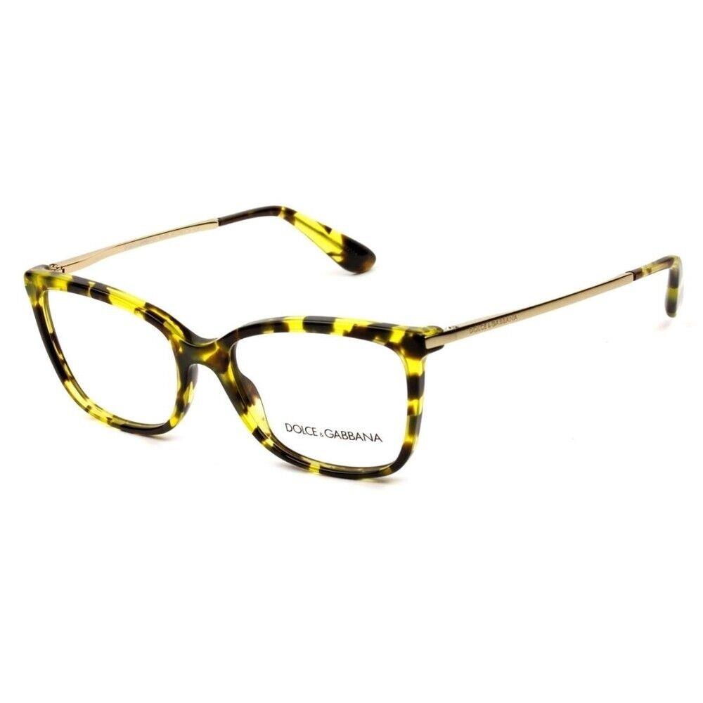 Dolce Gabbana Eyeglasses Optical DG 3243 2969 Tortoise Gold 52mm