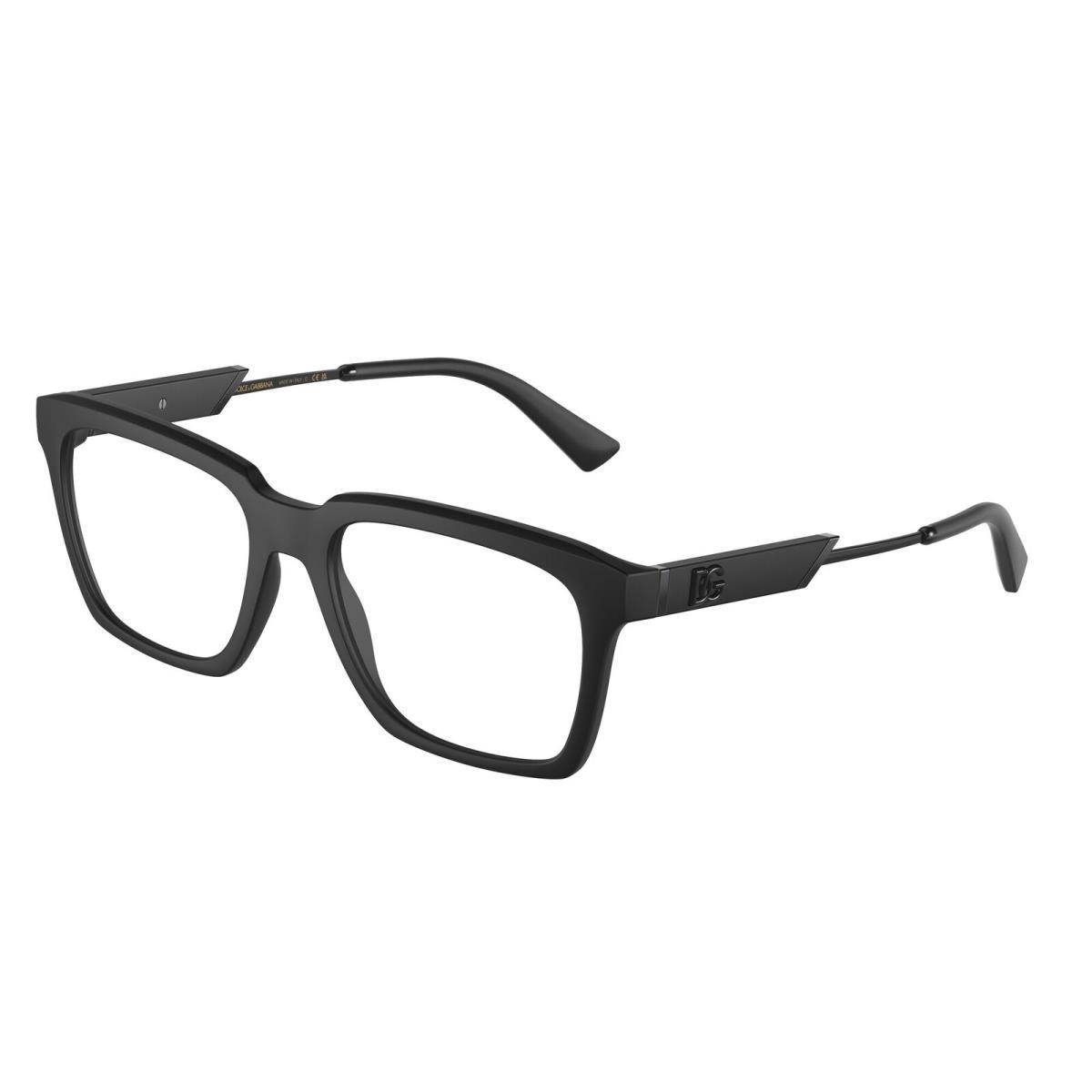 Dolce Gabbana DG5104 2525 Matte Black Demo Lens 54 mm Men`s Eyeglasses