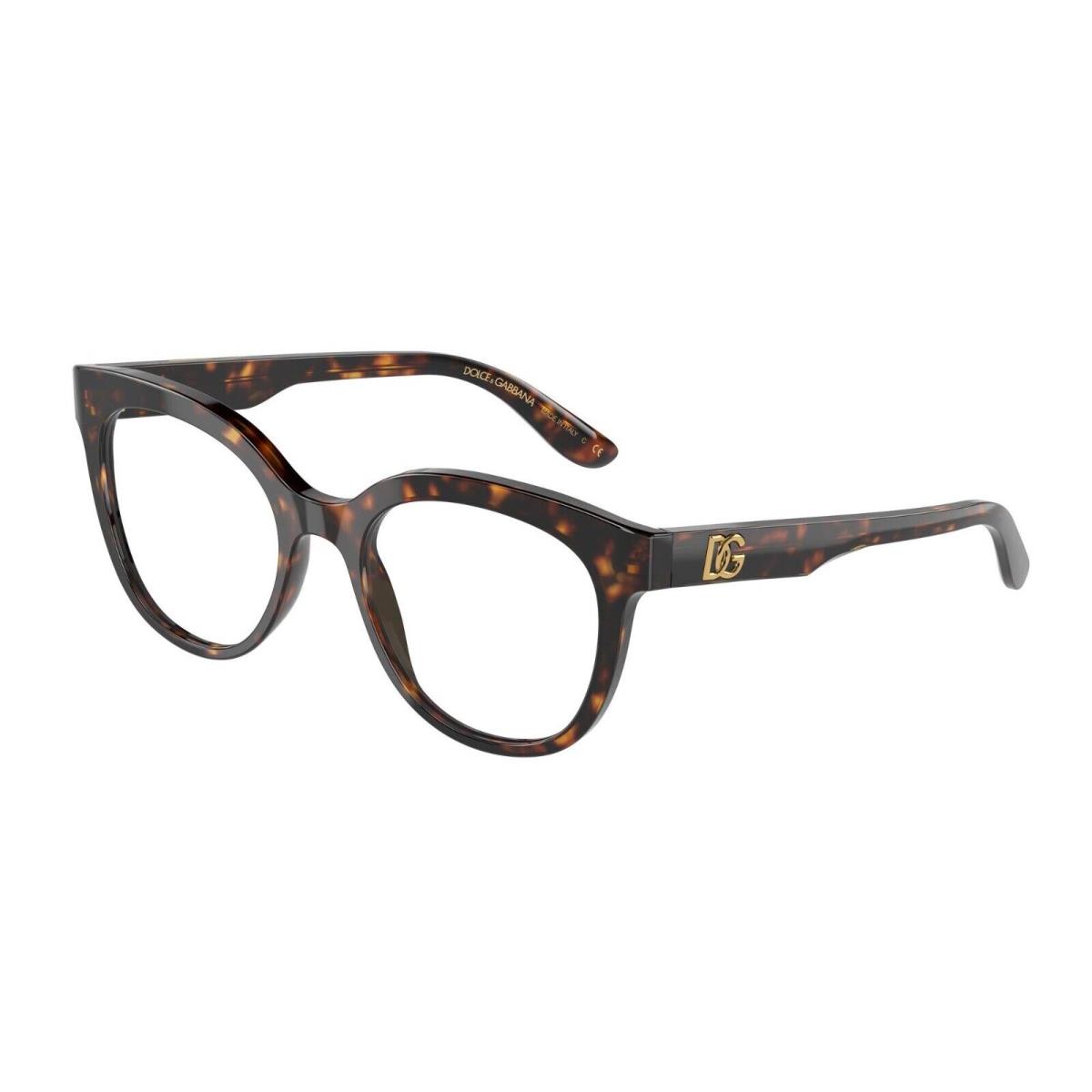 Dolce Gabbana DG 3353 Havana 502 Eyeglasses