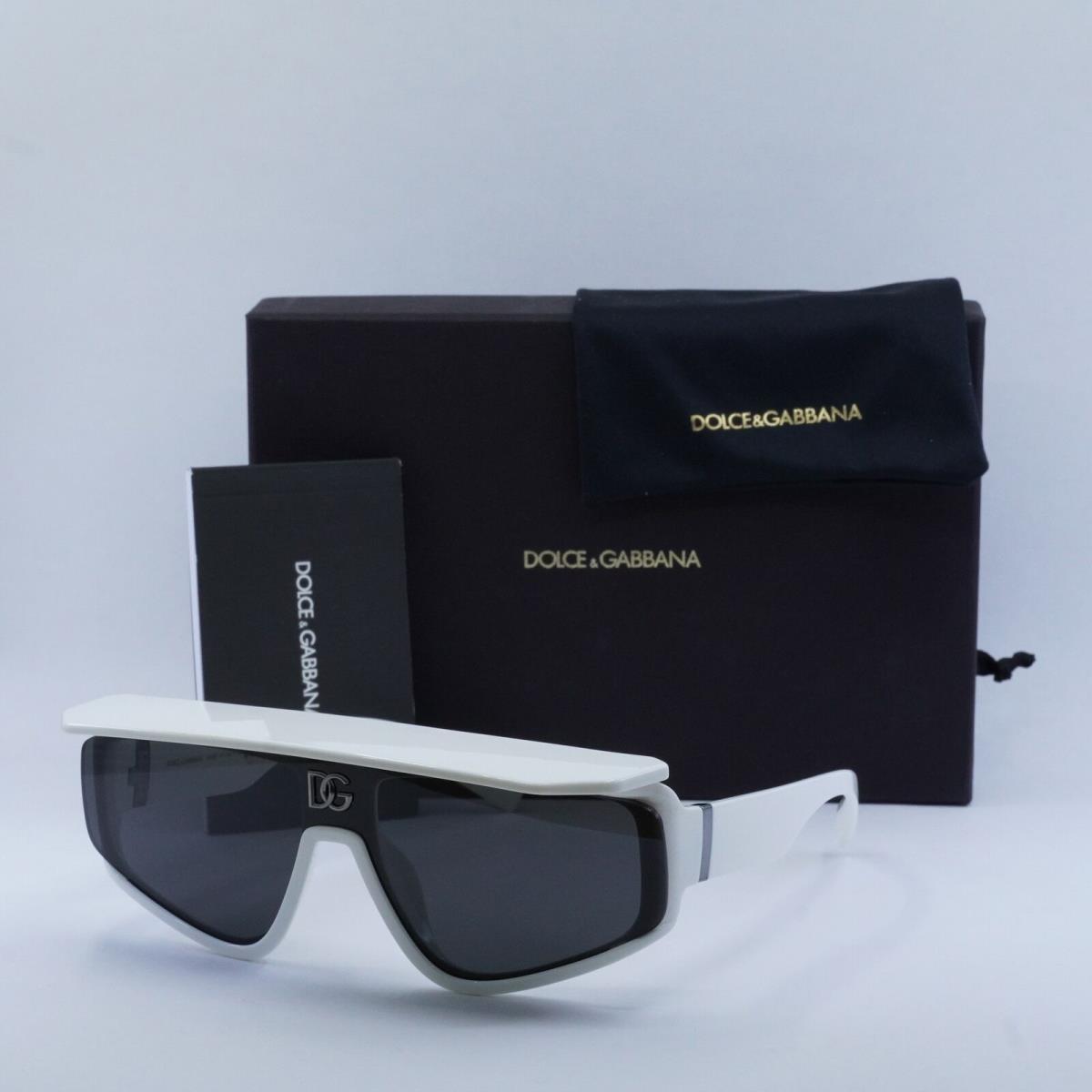 Dolce Gabbana DG6177 331287 White/dark Grey 46-146-145 Sunglasses