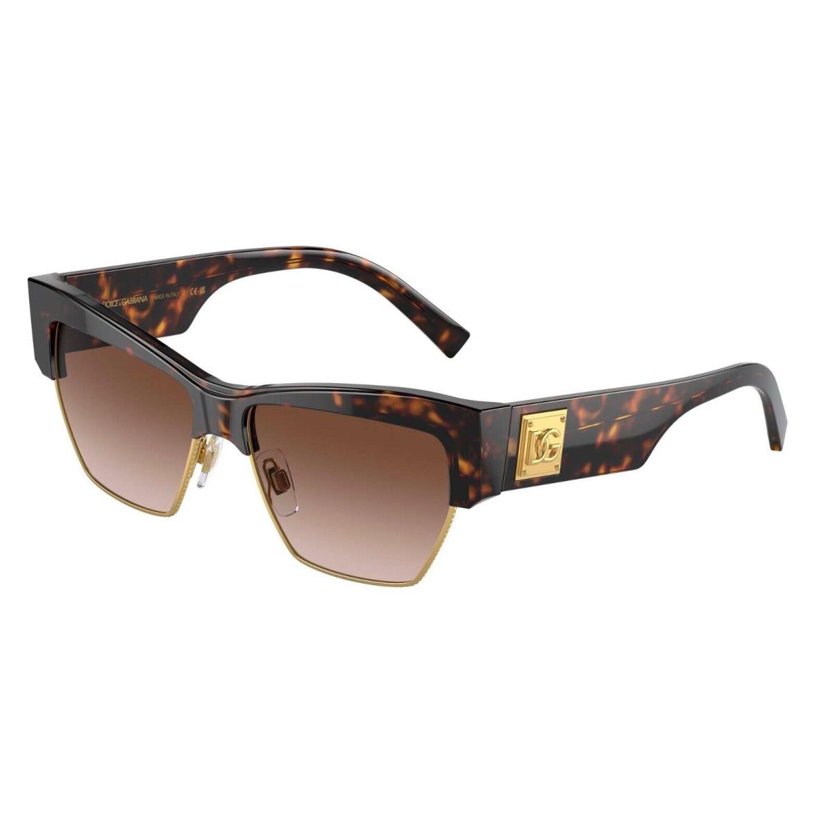 Dolce Gabbana DG 4415 Havana/brown Shaded 502/13 Sunglasses