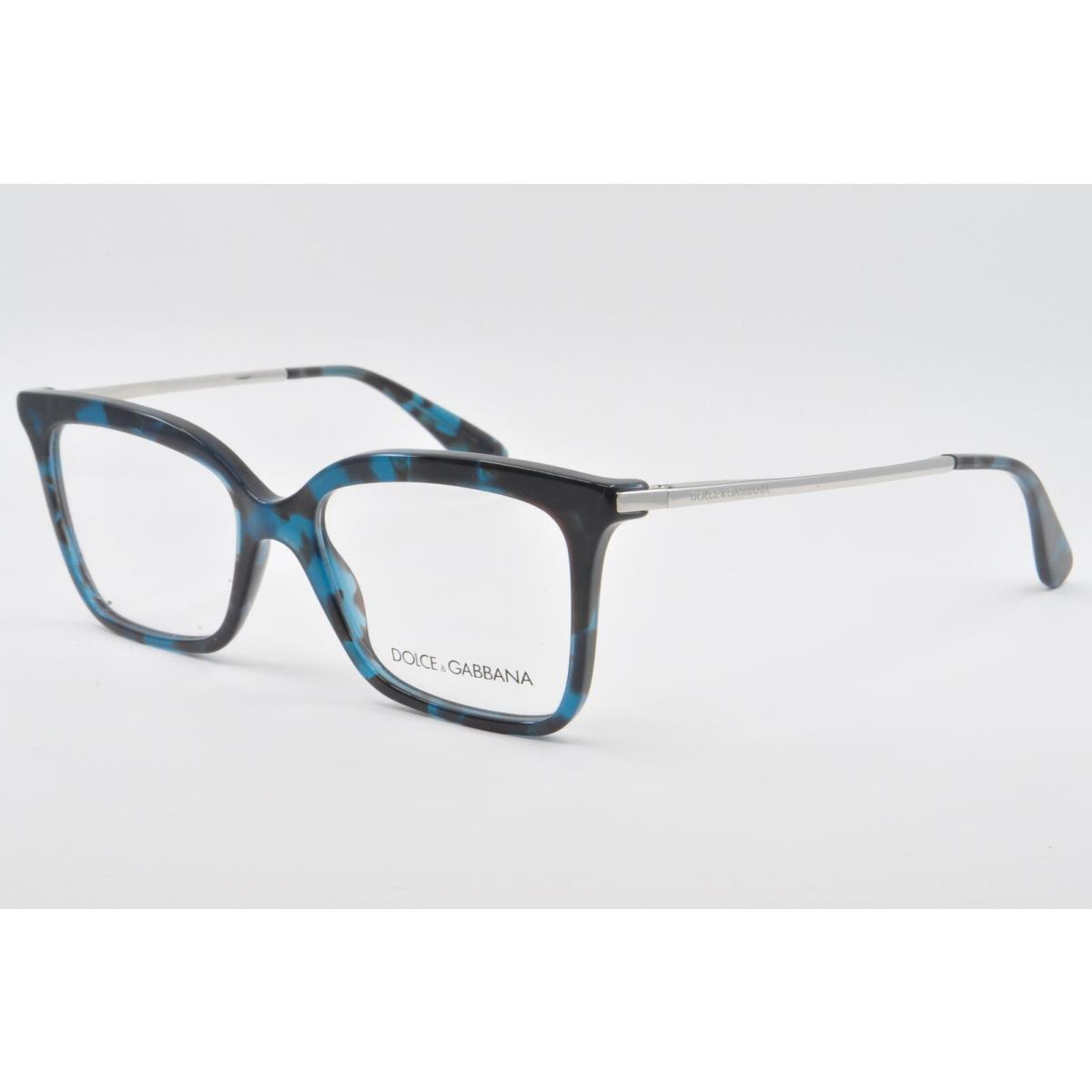 Dolce Gabbana Eyeglasses DG 3261 2887 Petroleum Cube Size 53-17-145