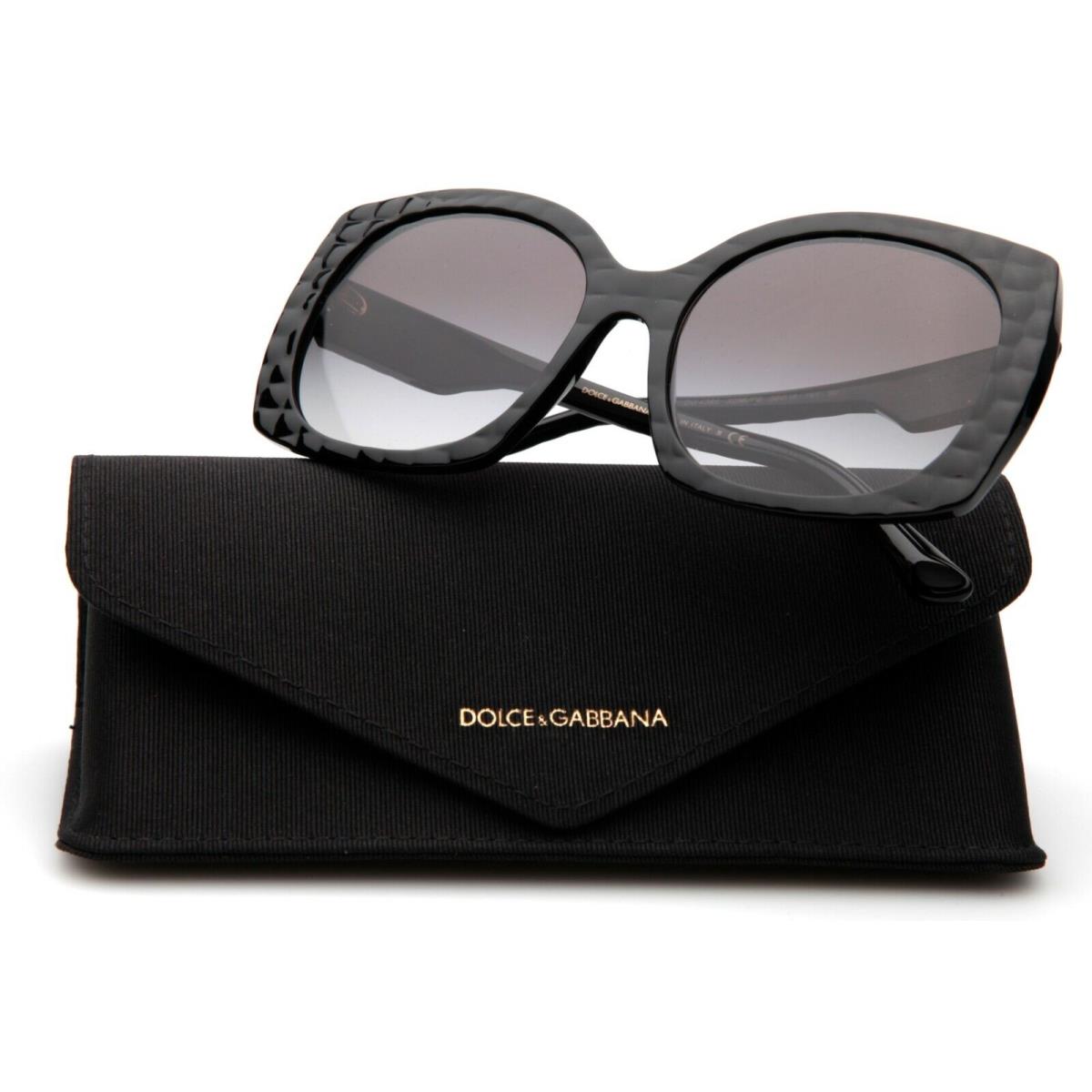 Dolce Gabbana DG 4385 3288/8G Black Sunglasses 58-18-145mm B52mm