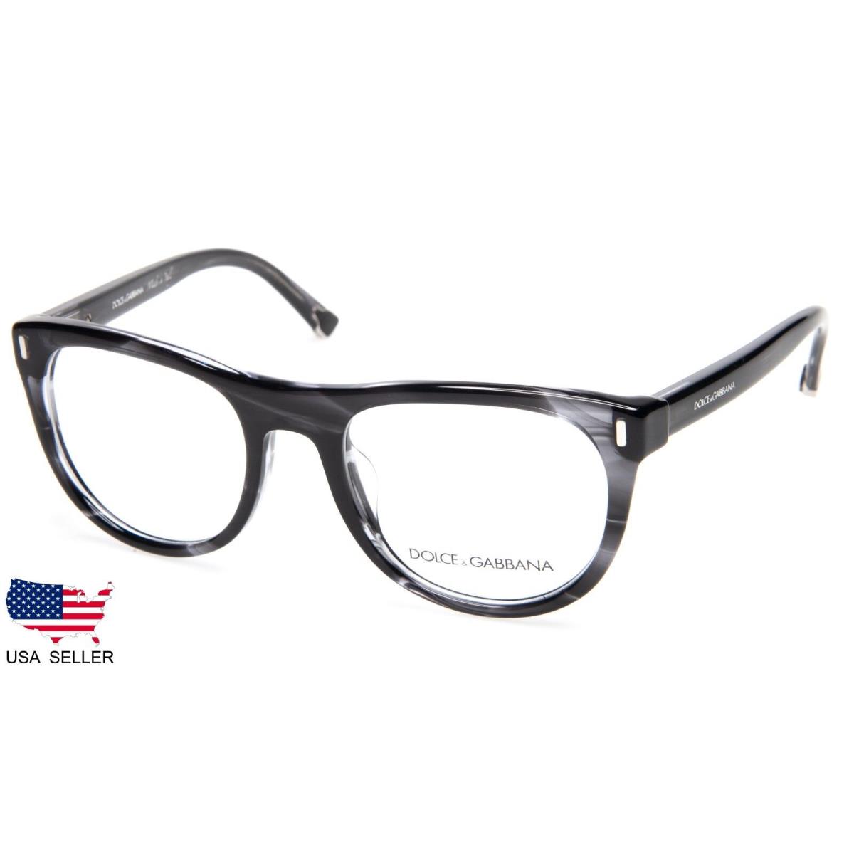 D G Dolce Gabbana DG 3248-F 2924 Striped Anthracite Eyeglasses 52-20-140 B44