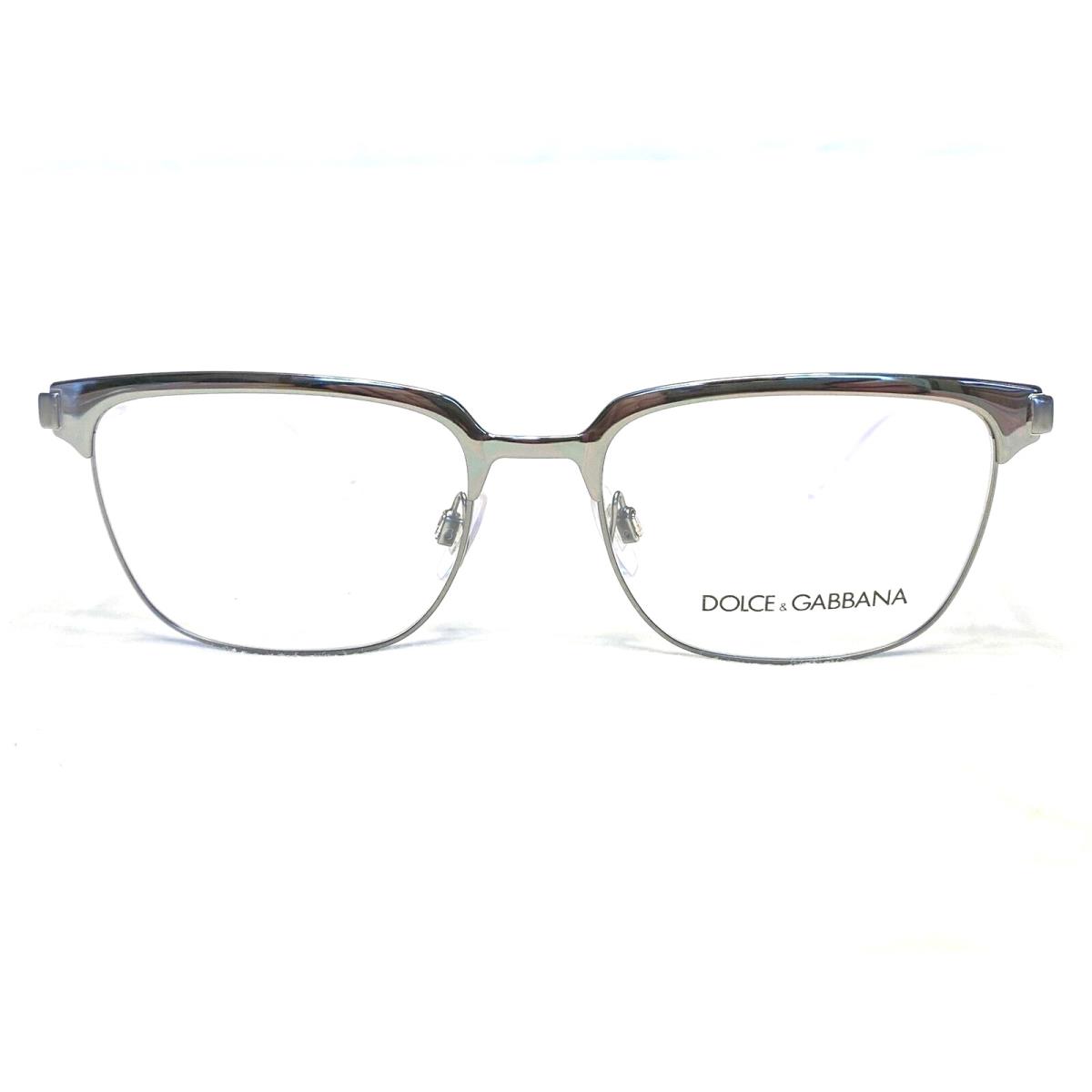 Dolce Gabbana DG1302 04 Men`s Gunmetal Clear Eyeglasses Frames 53/17 140