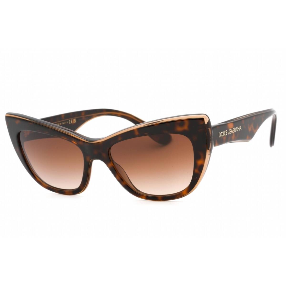 Dolce Gabbana Women`s Sunglasses Dark Tortoise Full Rim Frame 0DG4417 325613