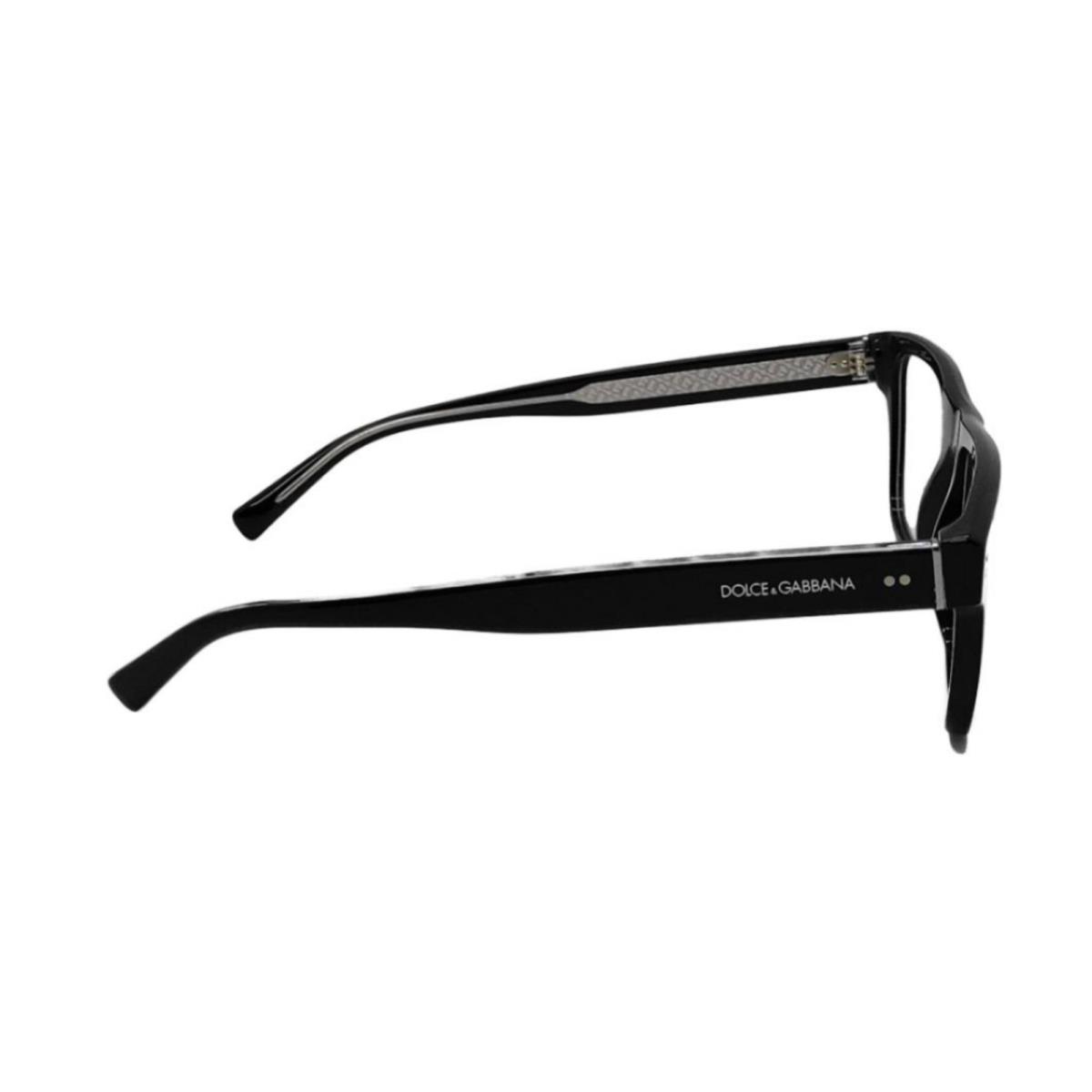 Dolce Gabbana Eyeglasses DG 3362 501 53-20 145 Black Rectangular Frames